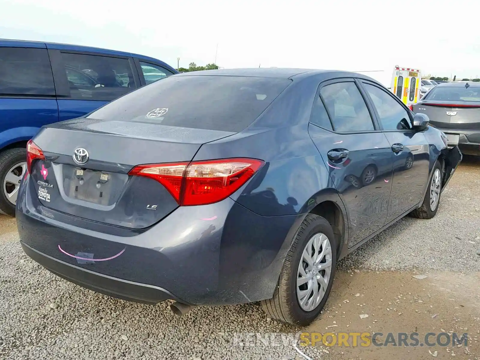 4 Photograph of a damaged car 5YFBURHE6KP906633 TOYOTA COROLLA 2019