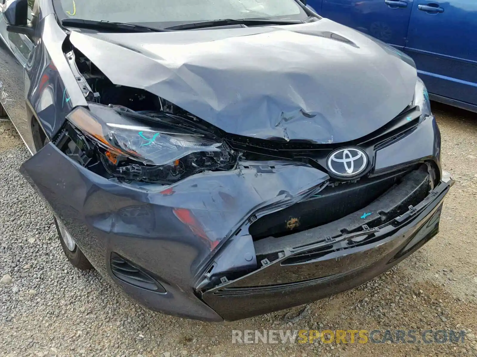 9 Photograph of a damaged car 5YFBURHE6KP906633 TOYOTA COROLLA 2019