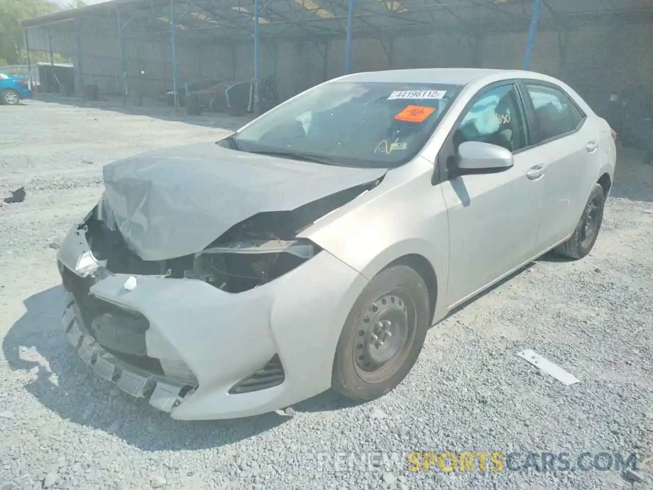 2 Photograph of a damaged car 5YFBURHE6KP906969 TOYOTA COROLLA 2019