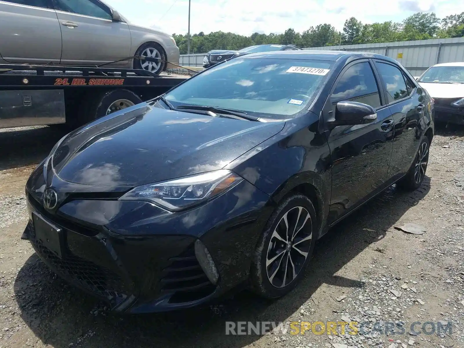 2 Photograph of a damaged car 5YFBURHE6KP907166 TOYOTA COROLLA 2019