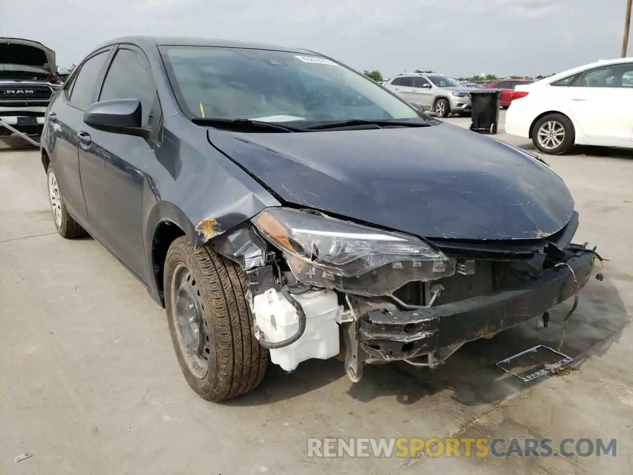 1 Photograph of a damaged car 5YFBURHE6KP908365 TOYOTA COROLLA 2019