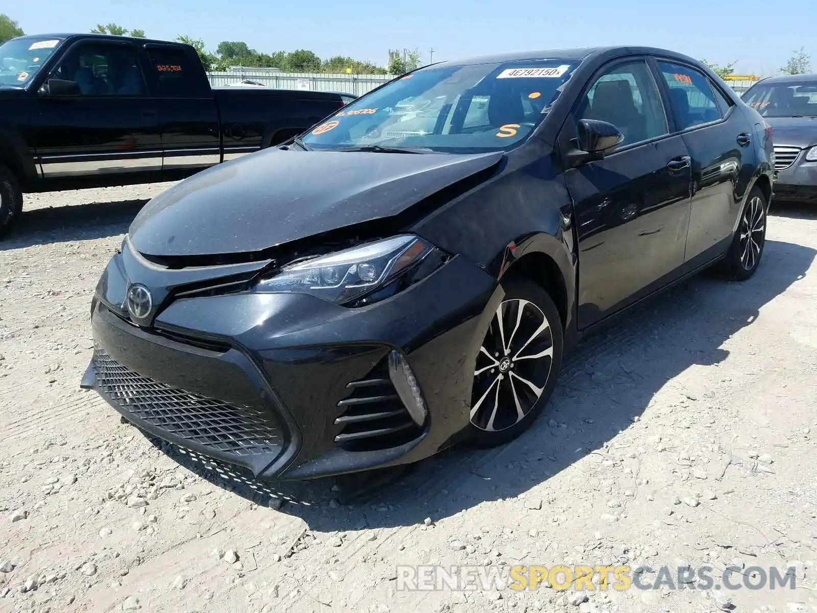 2 Photograph of a damaged car 5YFBURHE6KP908706 TOYOTA COROLLA 2019