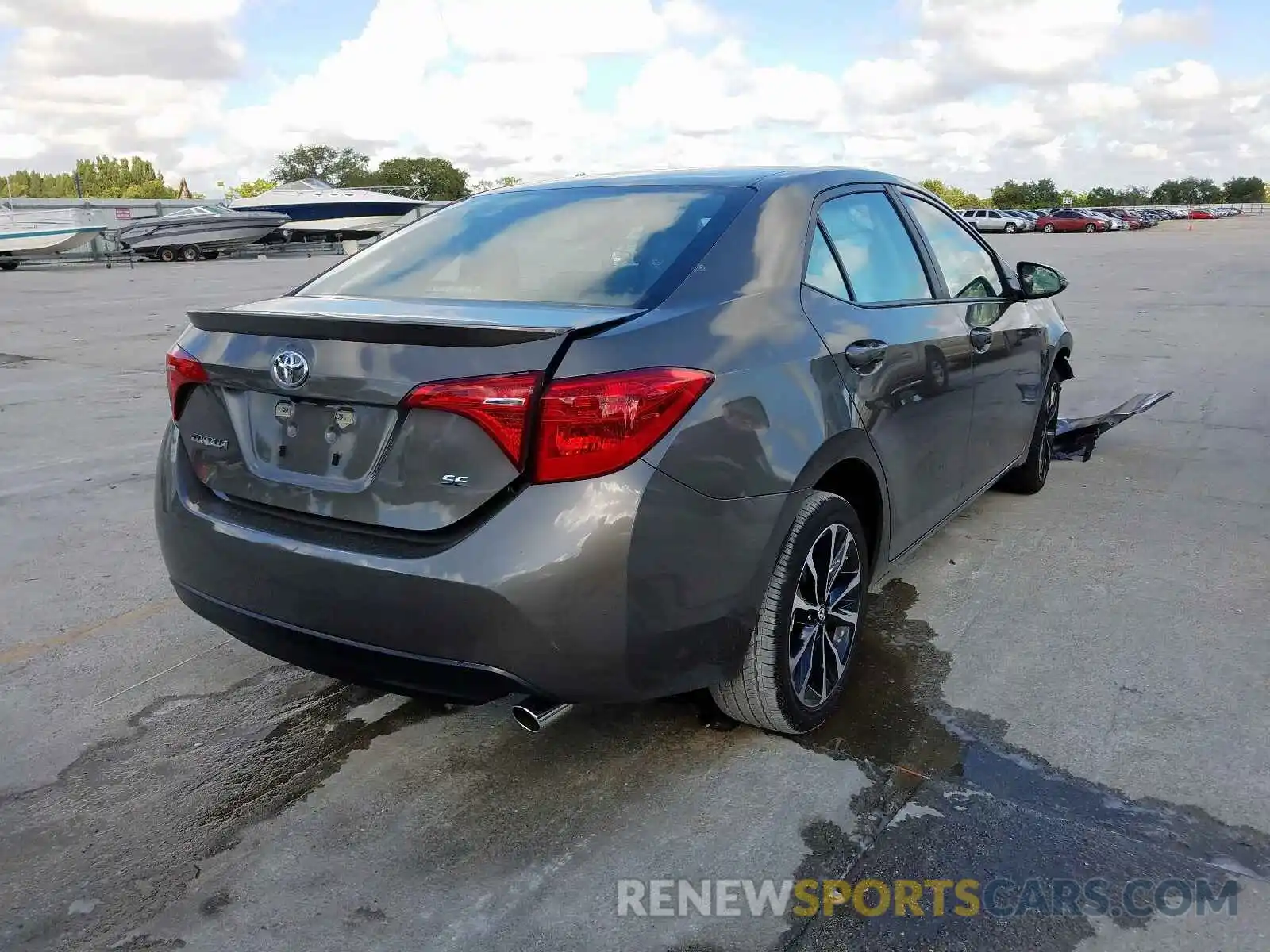 4 Photograph of a damaged car 5YFBURHE6KP910164 TOYOTA COROLLA 2019