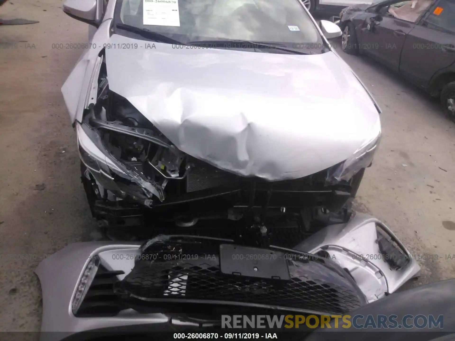 6 Photograph of a damaged car 5YFBURHE6KP910259 TOYOTA COROLLA 2019