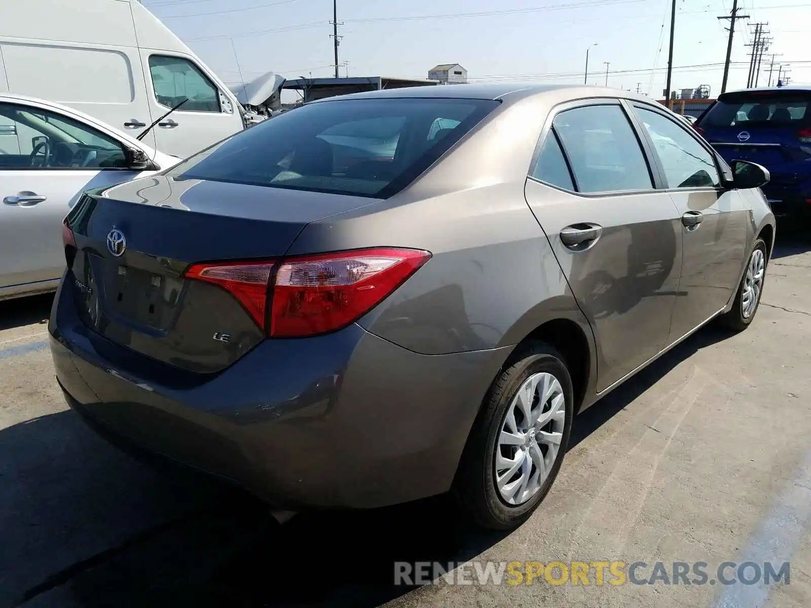 4 Photograph of a damaged car 5YFBURHE6KP910424 TOYOTA COROLLA 2019