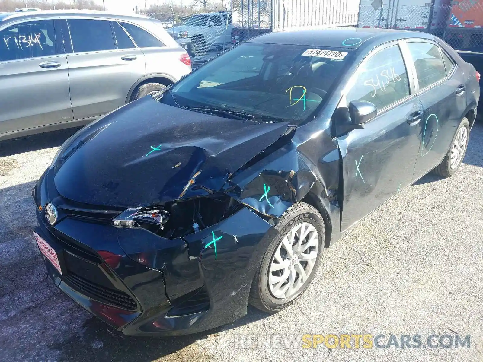 9 Photograph of a damaged car 5YFBURHE6KP910469 TOYOTA COROLLA 2019