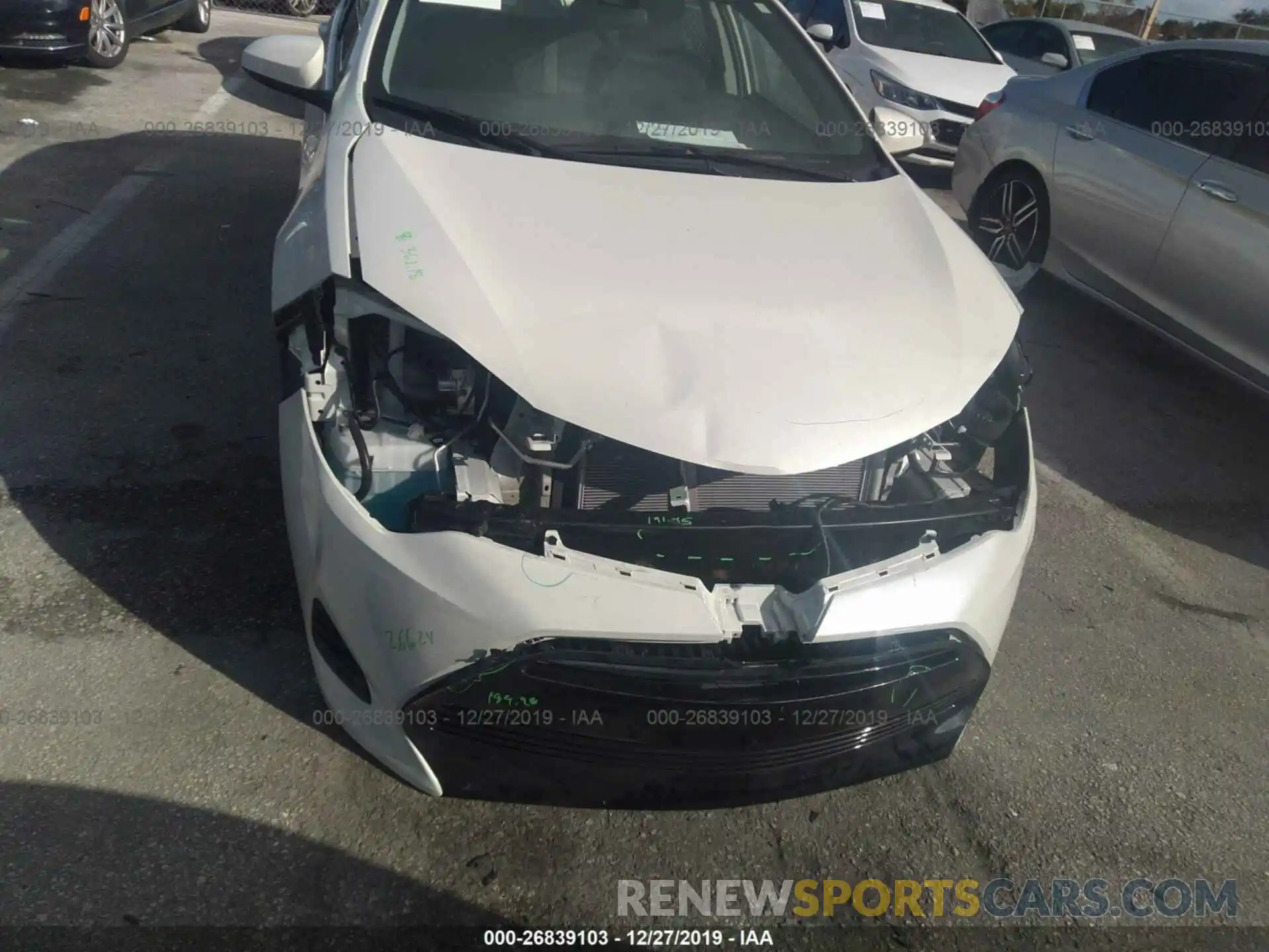 6 Photograph of a damaged car 5YFBURHE6KP910746 TOYOTA COROLLA 2019