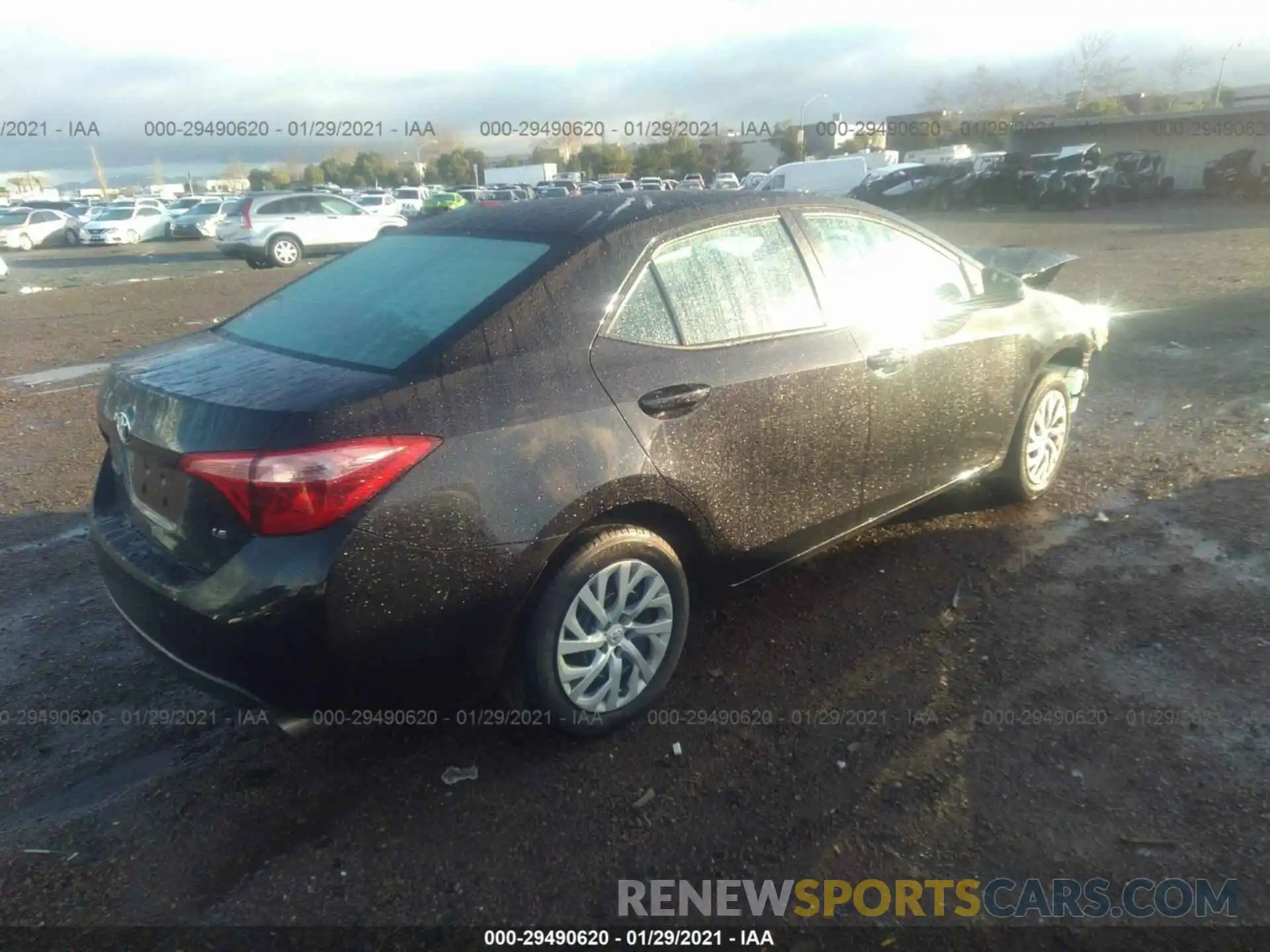 4 Photograph of a damaged car 5YFBURHE6KP910777 TOYOTA COROLLA 2019