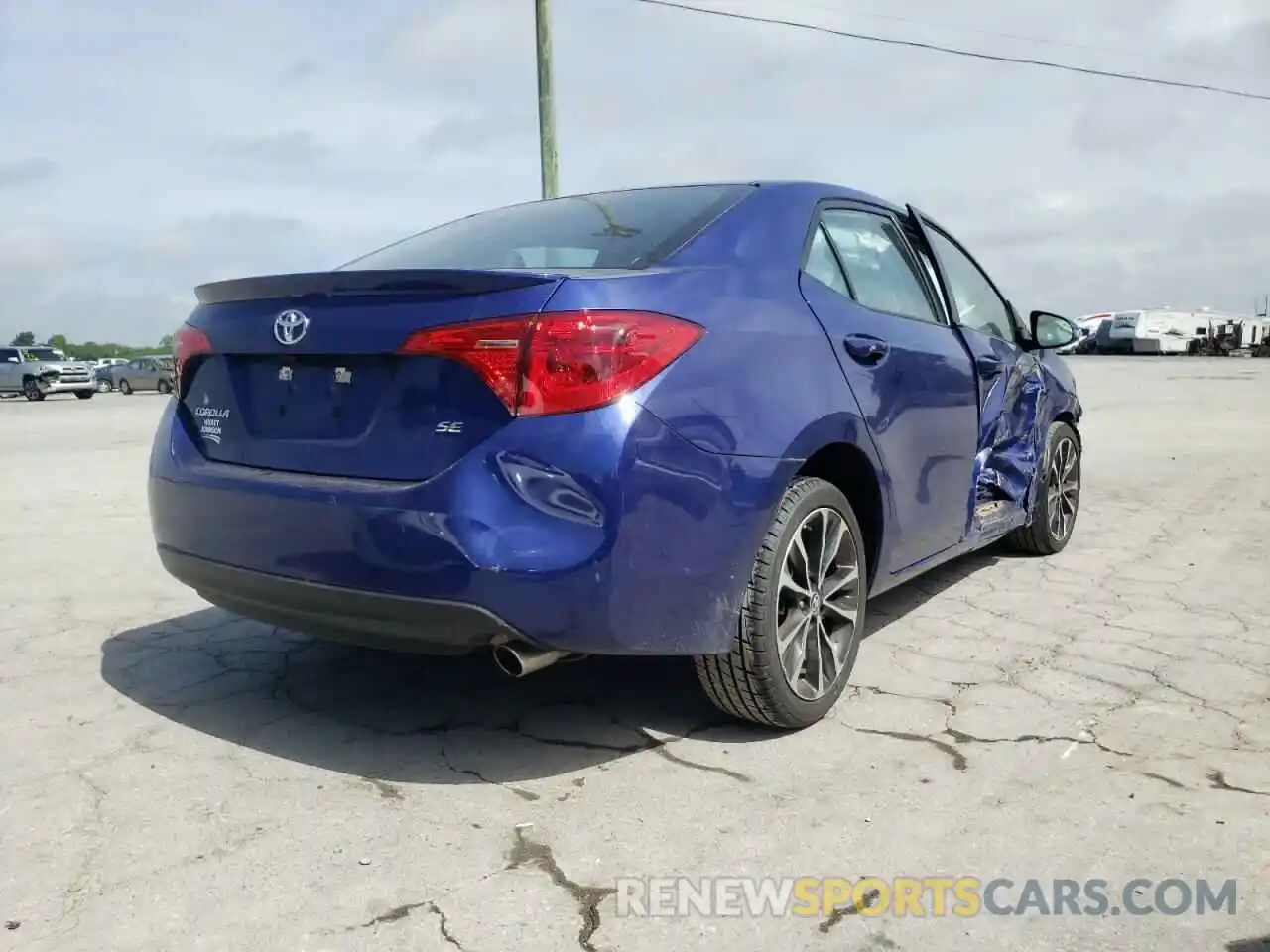 4 Photograph of a damaged car 5YFBURHE6KP910908 TOYOTA COROLLA 2019