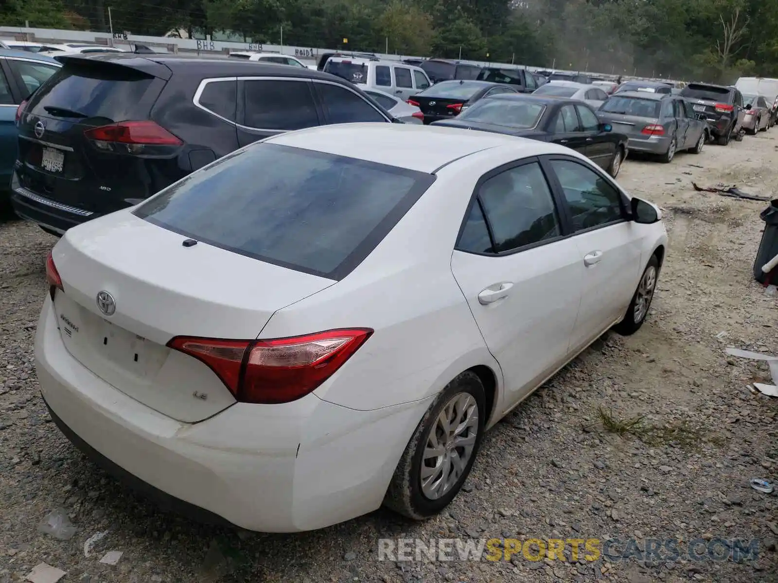 4 Photograph of a damaged car 5YFBURHE6KP910973 TOYOTA COROLLA 2019