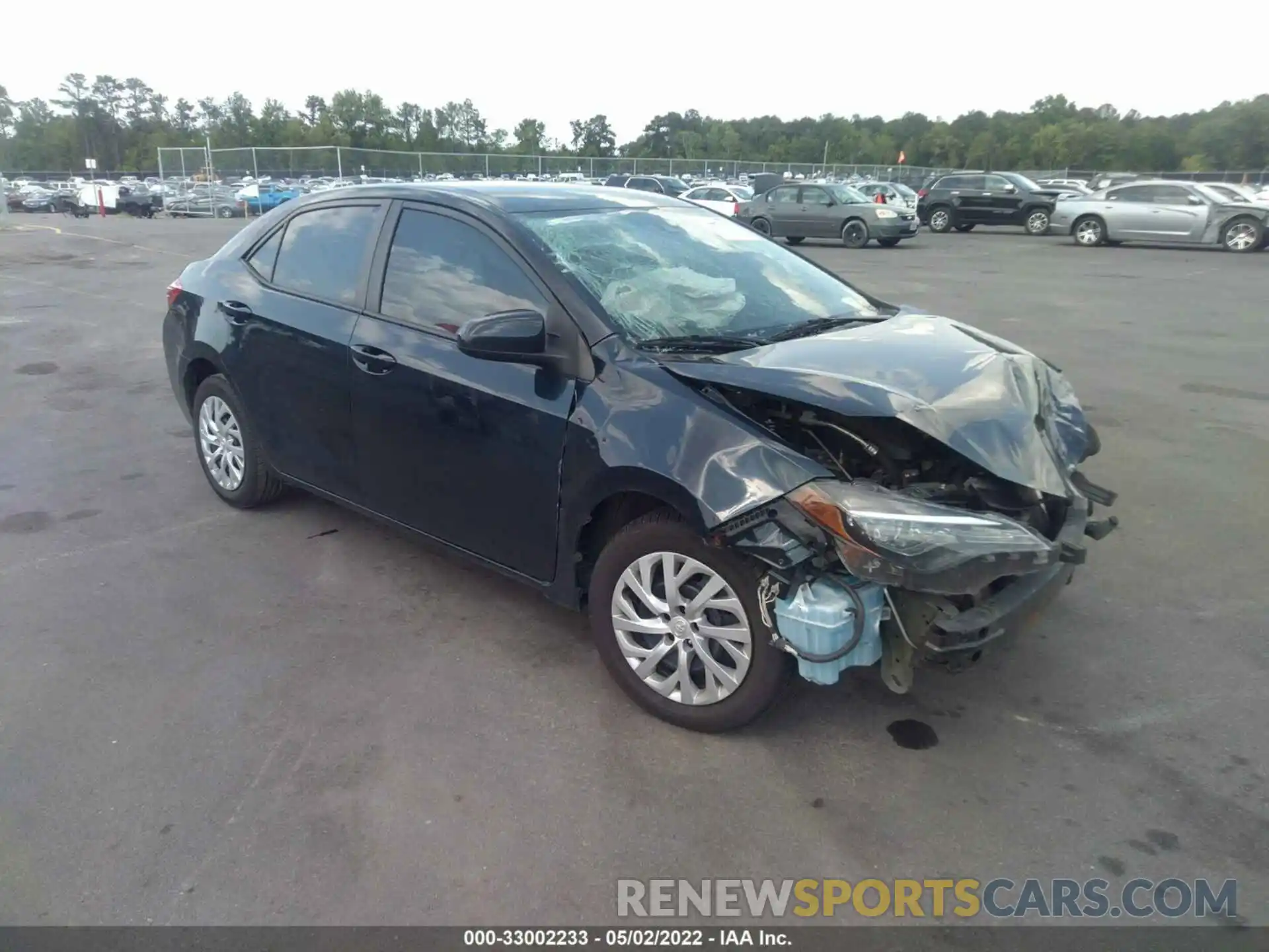 1 Photograph of a damaged car 5YFBURHE6KP910990 TOYOTA COROLLA 2019