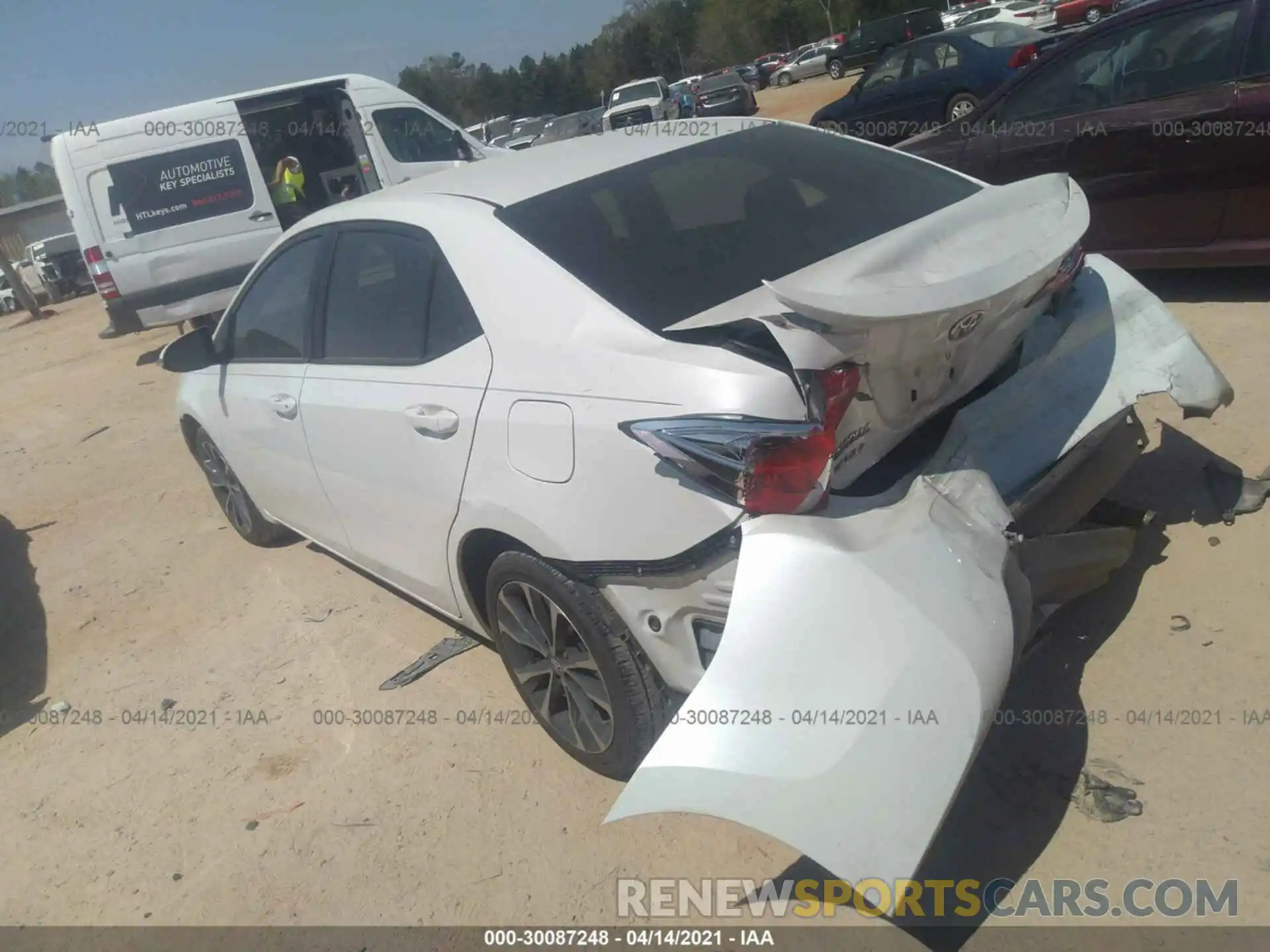 3 Photograph of a damaged car 5YFBURHE6KP911248 TOYOTA COROLLA 2019