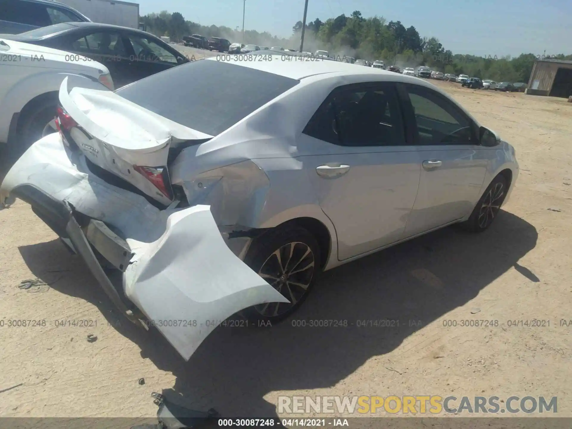 4 Photograph of a damaged car 5YFBURHE6KP911248 TOYOTA COROLLA 2019