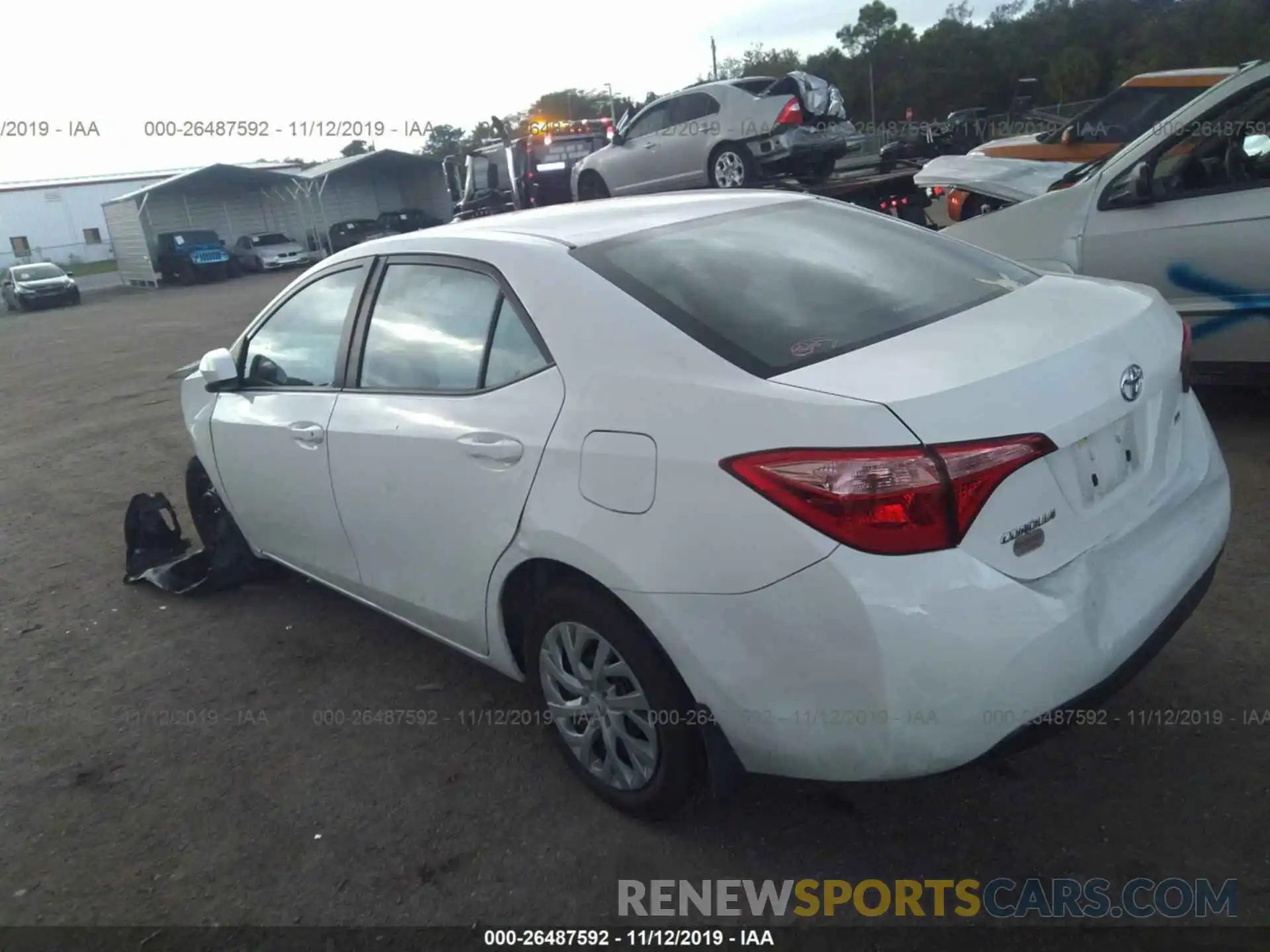 3 Photograph of a damaged car 5YFBURHE6KP912030 TOYOTA COROLLA 2019