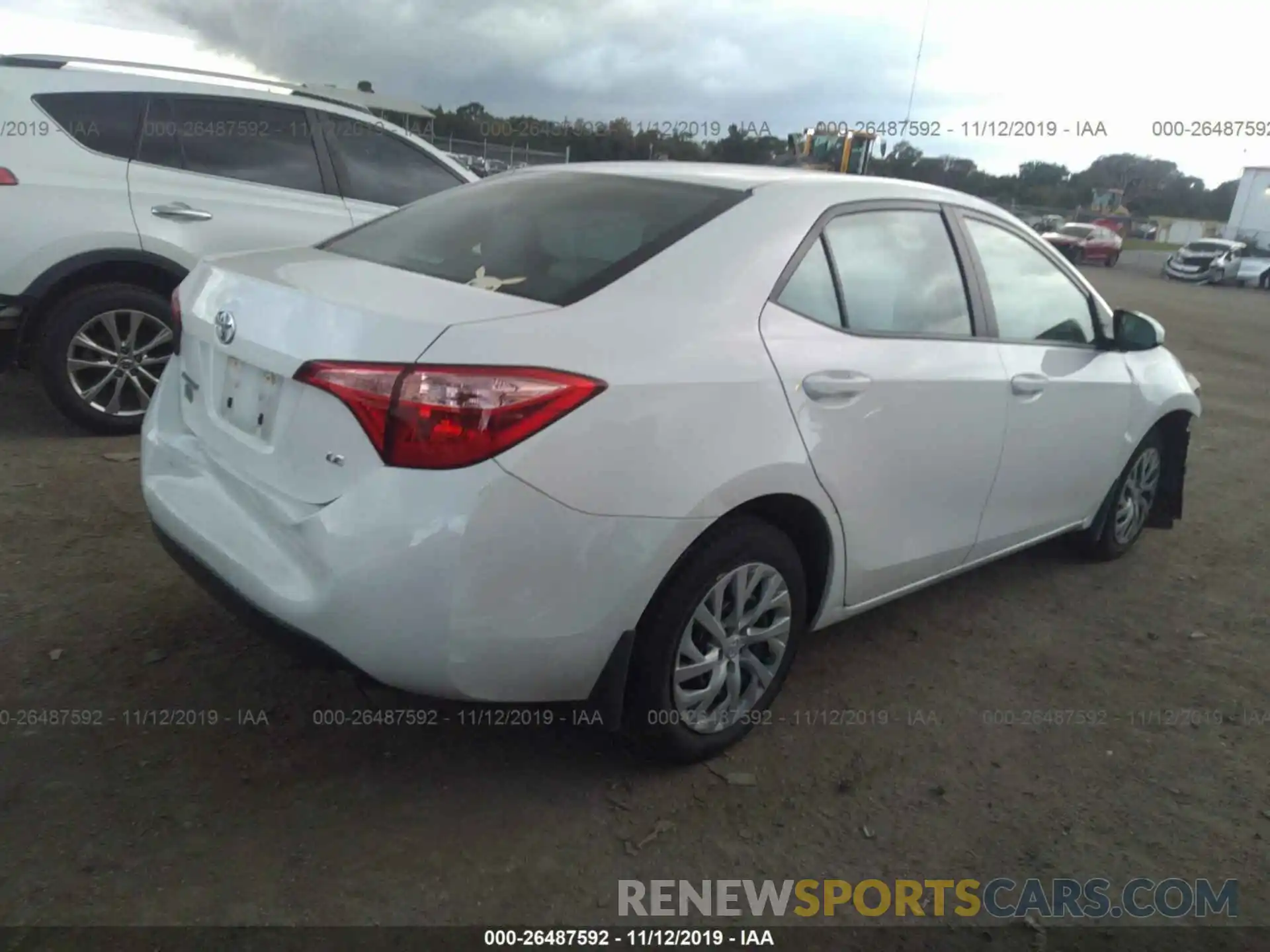 4 Photograph of a damaged car 5YFBURHE6KP912030 TOYOTA COROLLA 2019