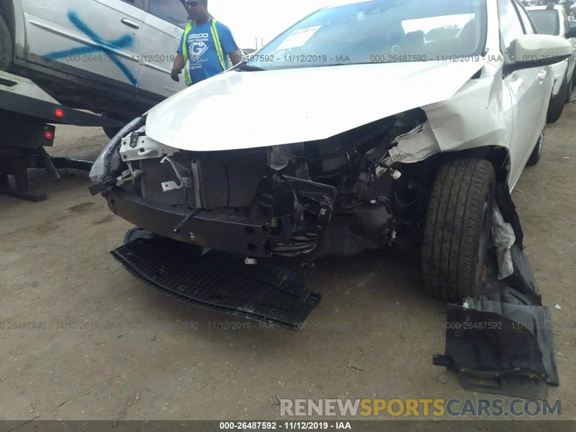 6 Photograph of a damaged car 5YFBURHE6KP912030 TOYOTA COROLLA 2019