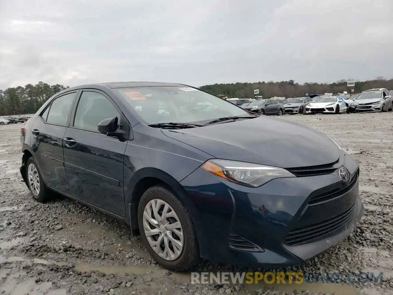 1 Photograph of a damaged car 5YFBURHE6KP912044 TOYOTA COROLLA 2019