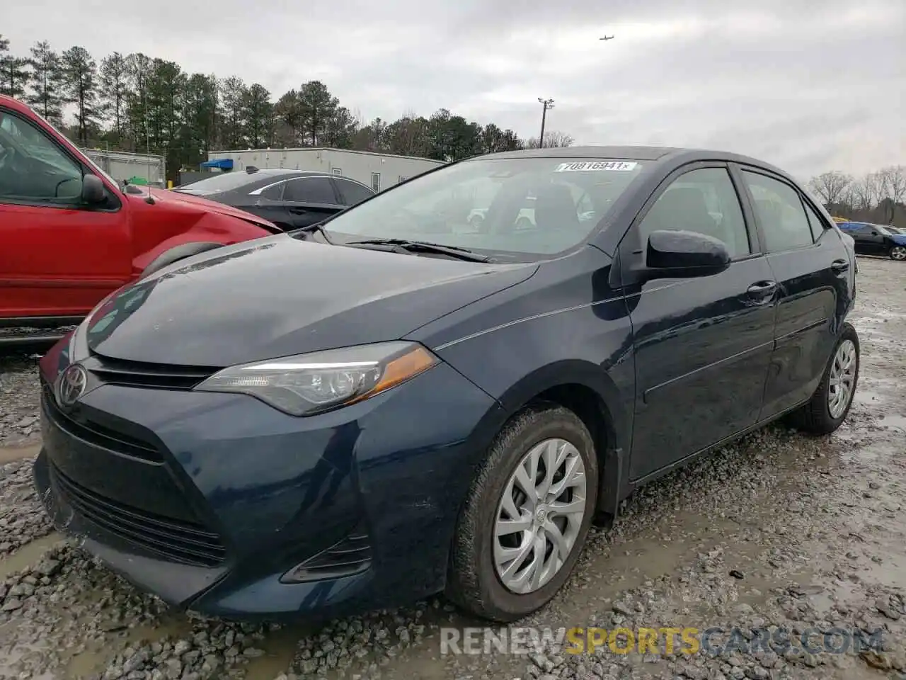 2 Photograph of a damaged car 5YFBURHE6KP912044 TOYOTA COROLLA 2019