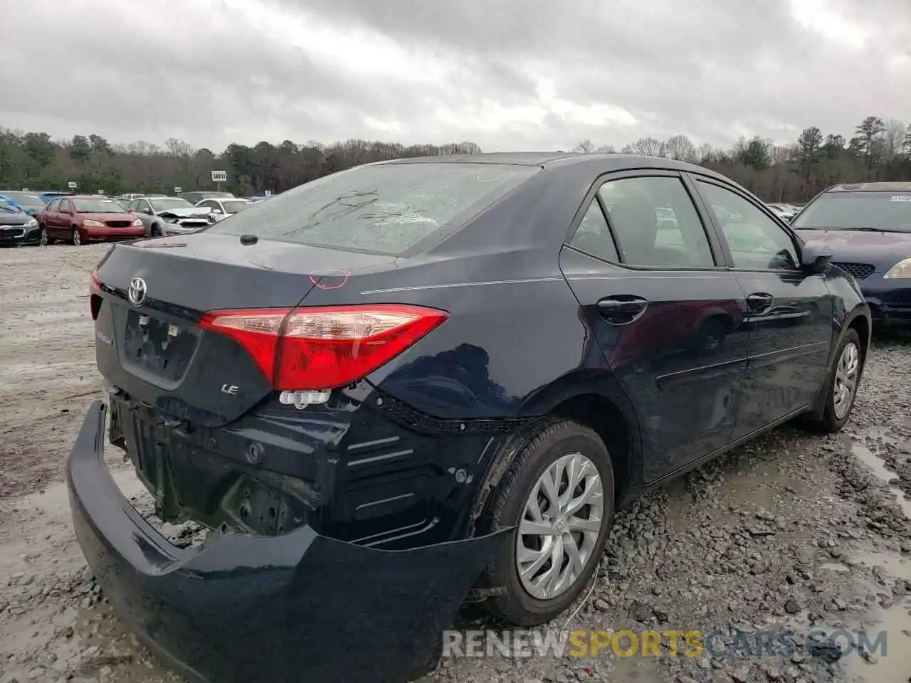 4 Photograph of a damaged car 5YFBURHE6KP912044 TOYOTA COROLLA 2019