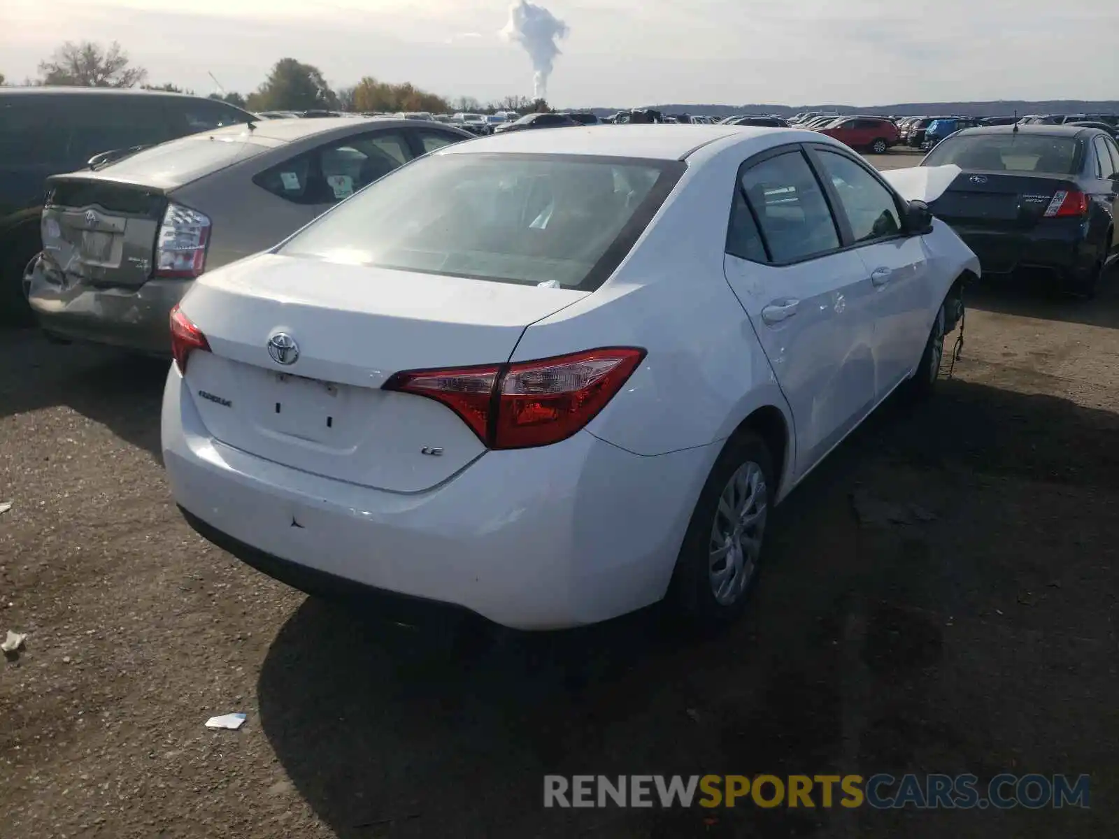 4 Photograph of a damaged car 5YFBURHE6KP912383 TOYOTA COROLLA 2019