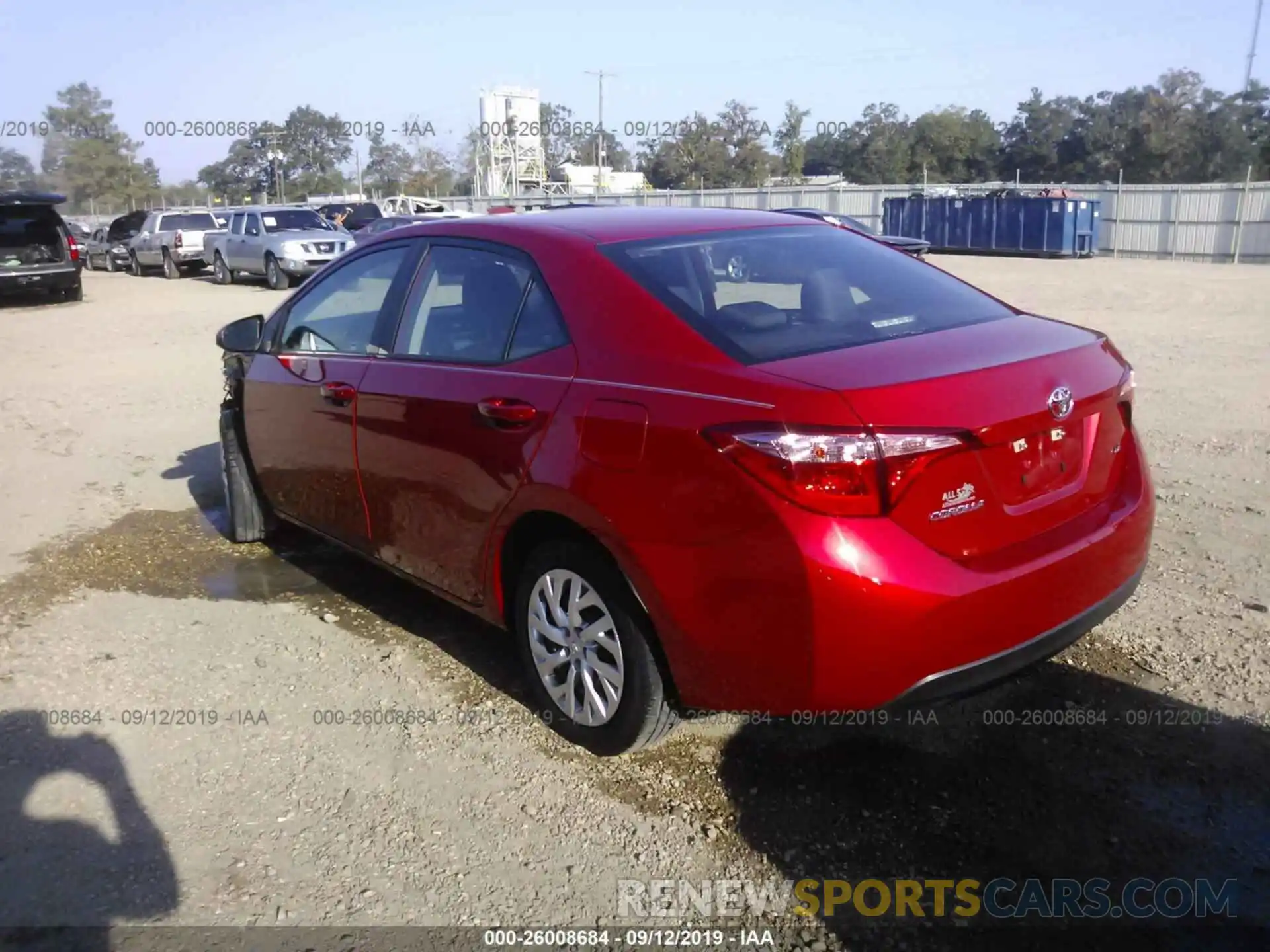 3 Photograph of a damaged car 5YFBURHE6KP912528 TOYOTA COROLLA 2019