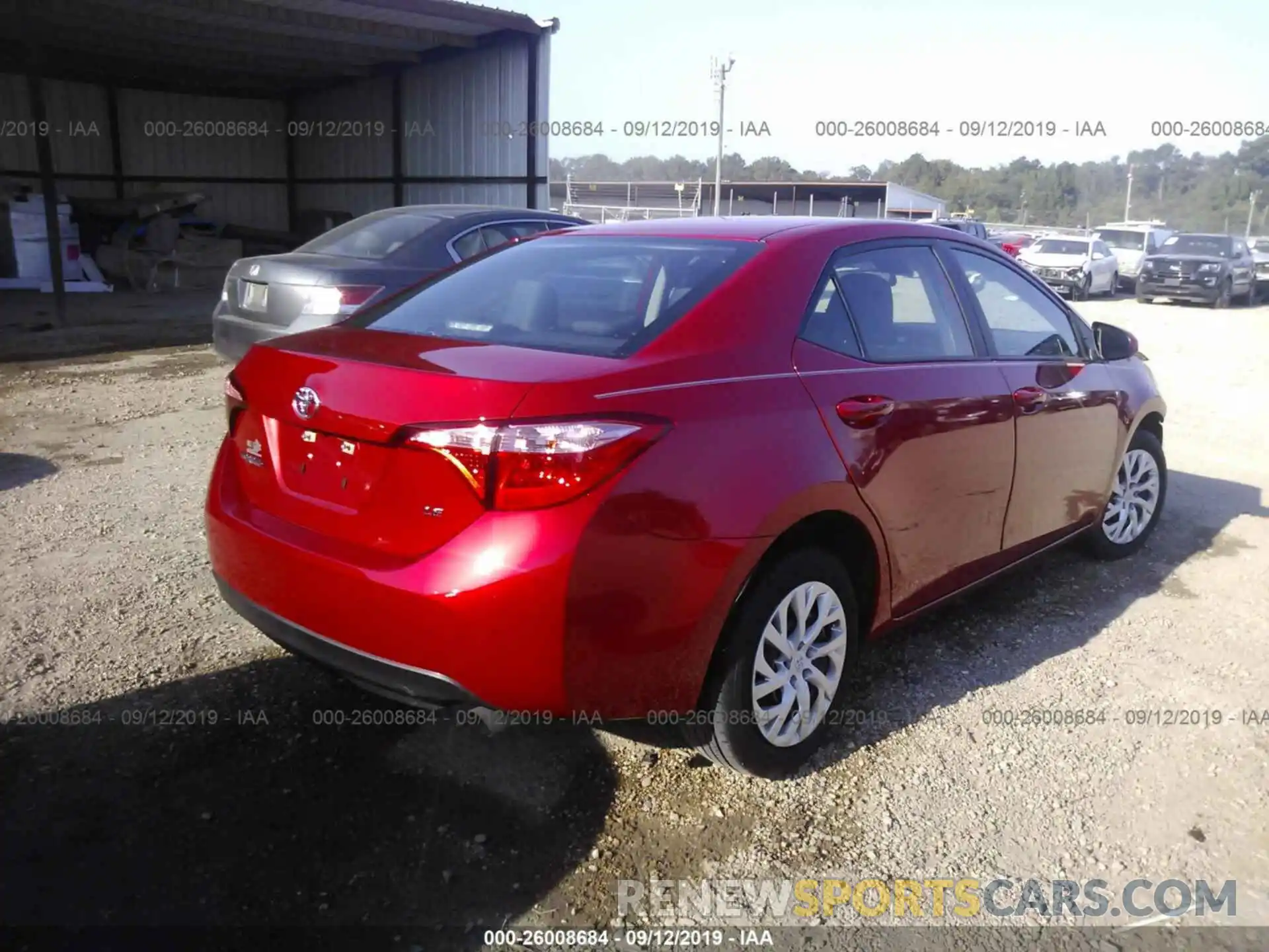 4 Photograph of a damaged car 5YFBURHE6KP912528 TOYOTA COROLLA 2019