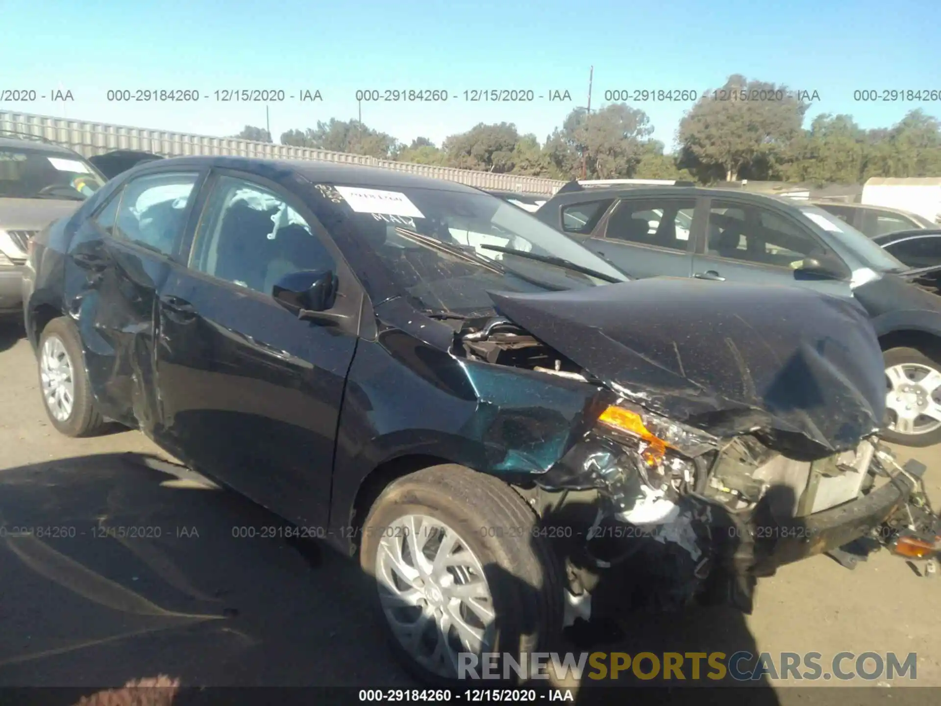 1 Photograph of a damaged car 5YFBURHE6KP913307 TOYOTA COROLLA 2019