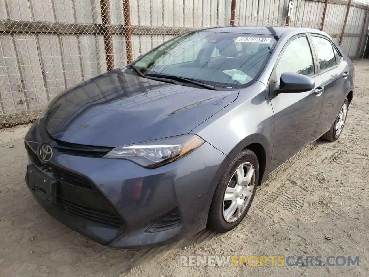 2 Photograph of a damaged car 5YFBURHE6KP913422 TOYOTA COROLLA 2019