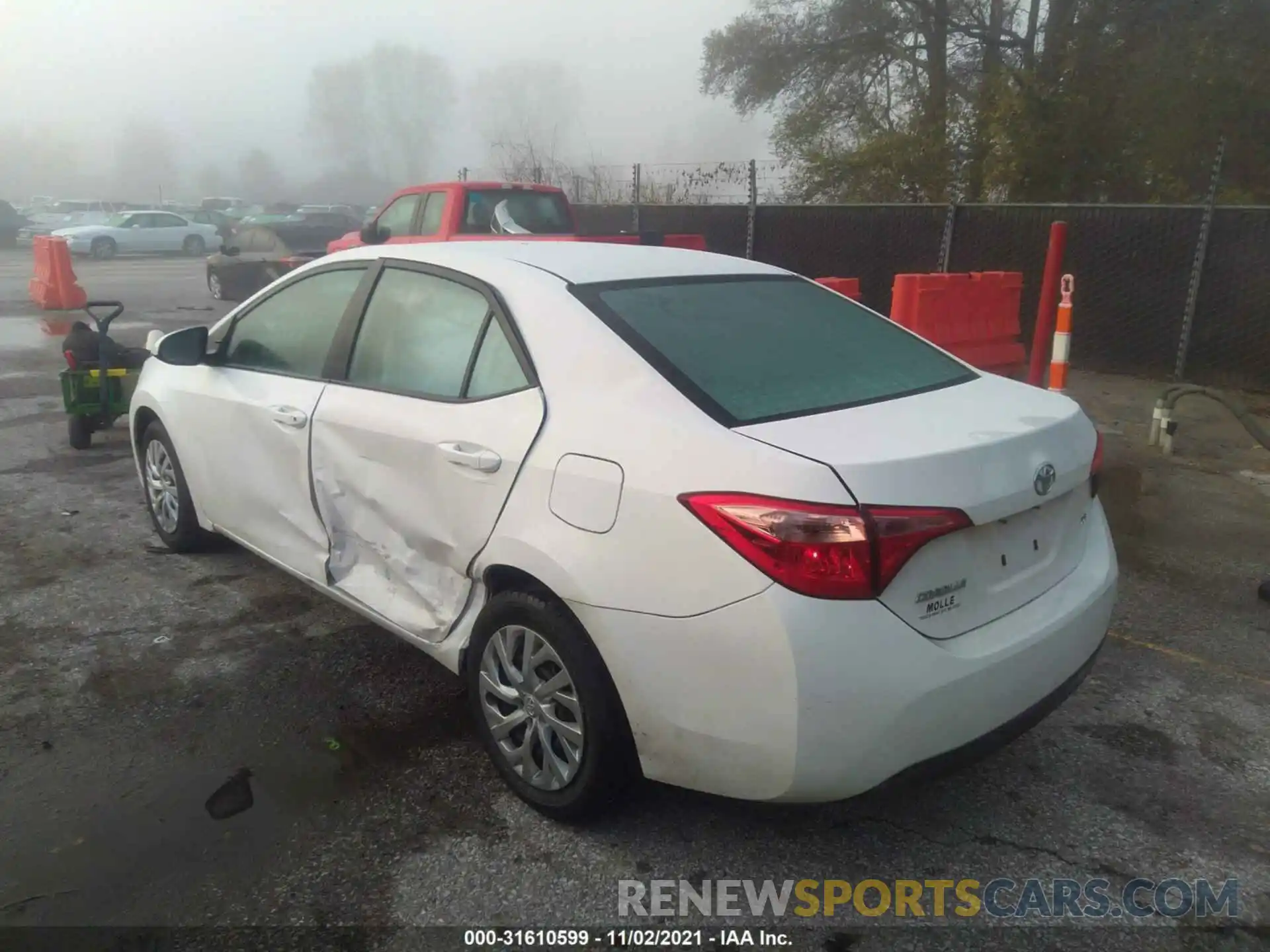 3 Photograph of a damaged car 5YFBURHE6KP913582 TOYOTA COROLLA 2019