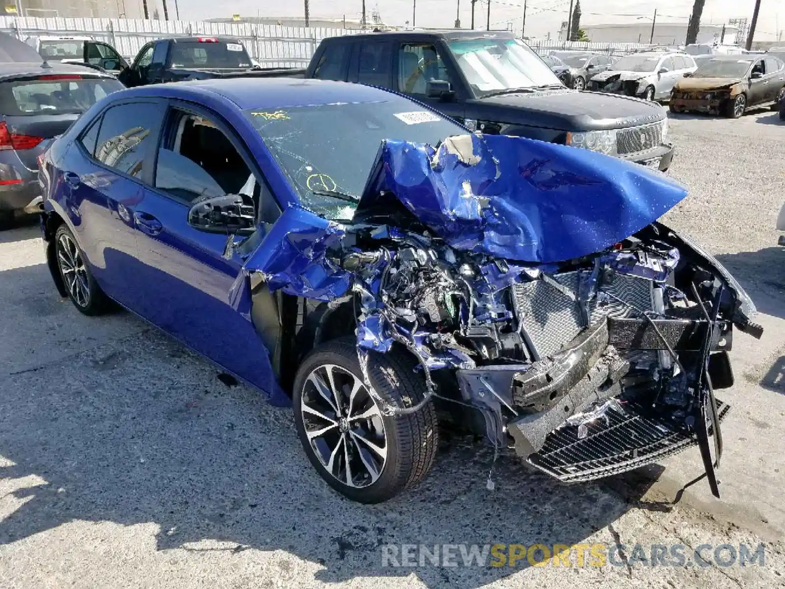 1 Photograph of a damaged car 5YFBURHE6KP913596 TOYOTA COROLLA 2019