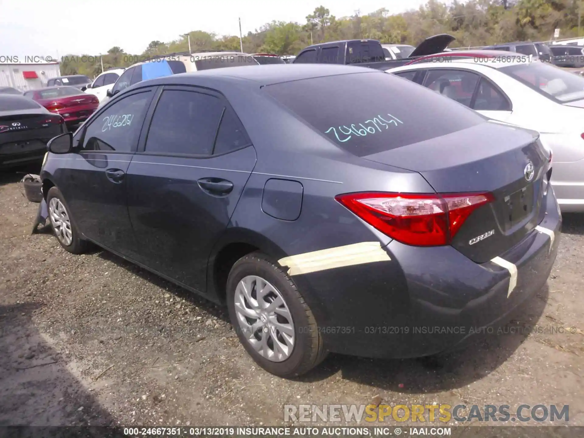 3 Photograph of a damaged car 5YFBURHE6KP913808 TOYOTA COROLLA 2019