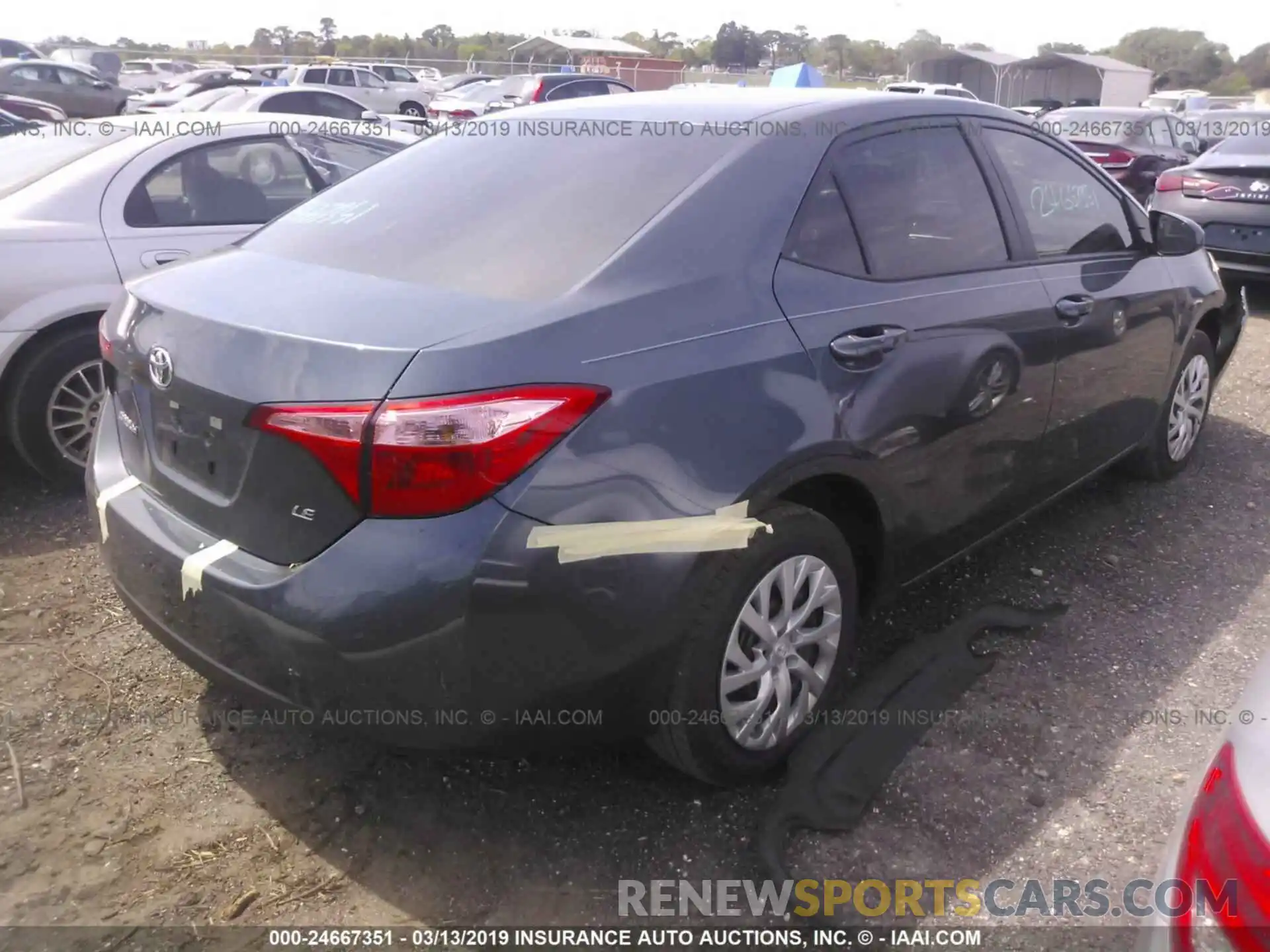 4 Photograph of a damaged car 5YFBURHE6KP913808 TOYOTA COROLLA 2019