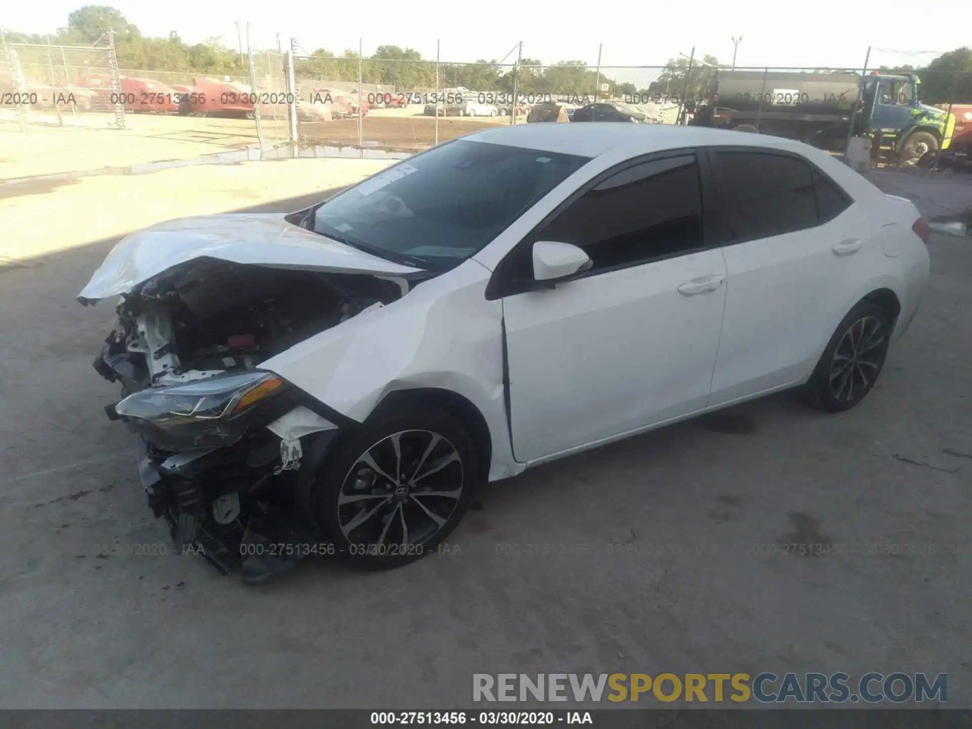 2 Photograph of a damaged car 5YFBURHE6KP914490 TOYOTA COROLLA 2019