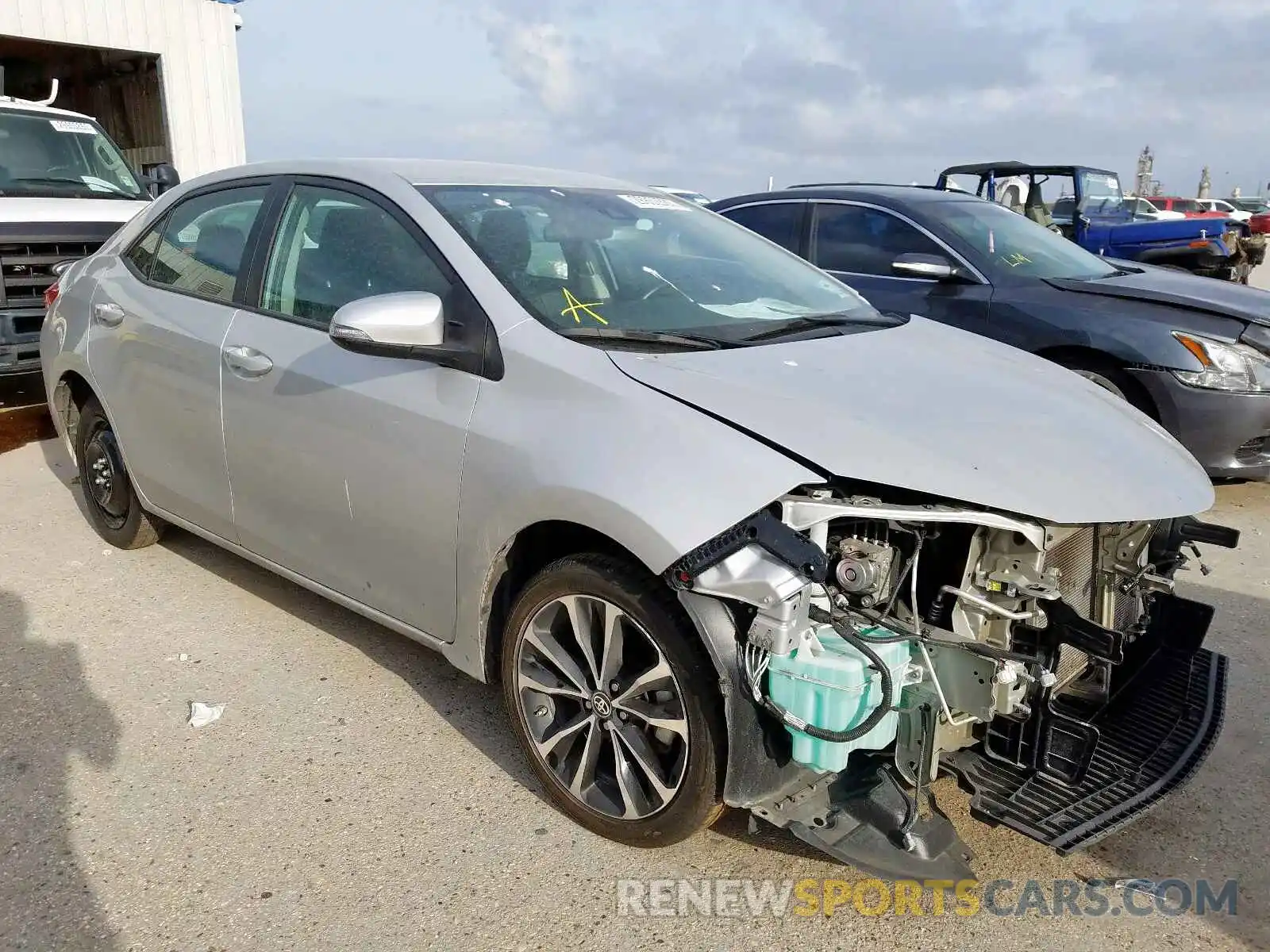 1 Photograph of a damaged car 5YFBURHE6KP914649 TOYOTA COROLLA 2019