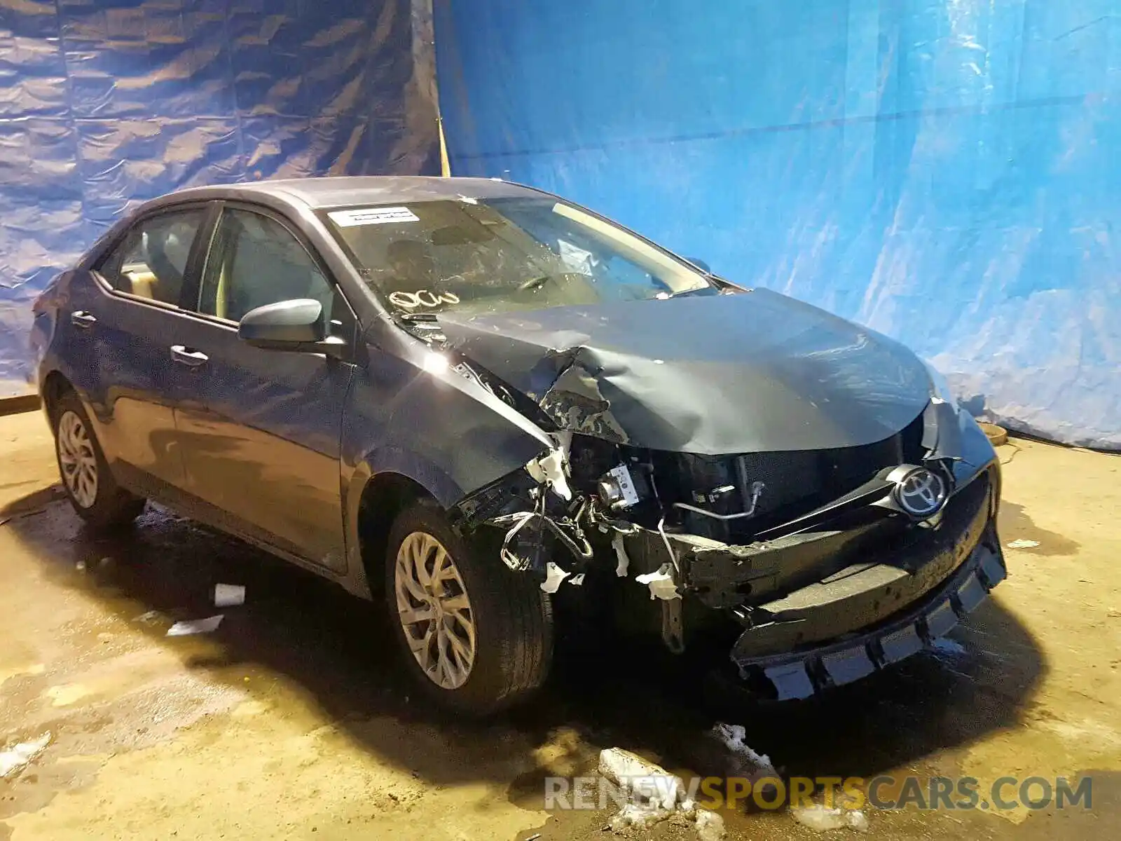 1 Photograph of a damaged car 5YFBURHE6KP915056 TOYOTA COROLLA 2019