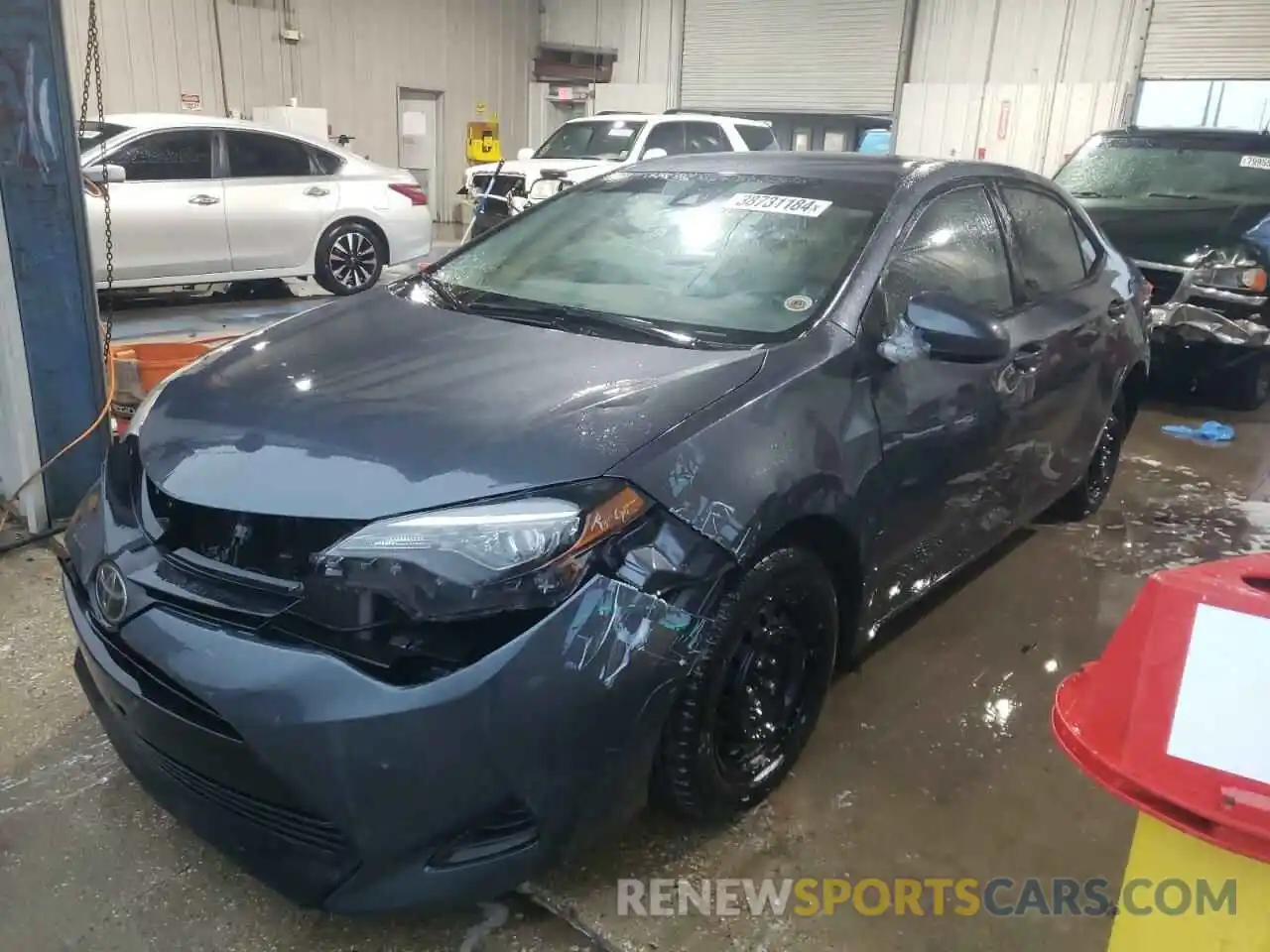 1 Photograph of a damaged car 5YFBURHE6KP915719 TOYOTA COROLLA 2019