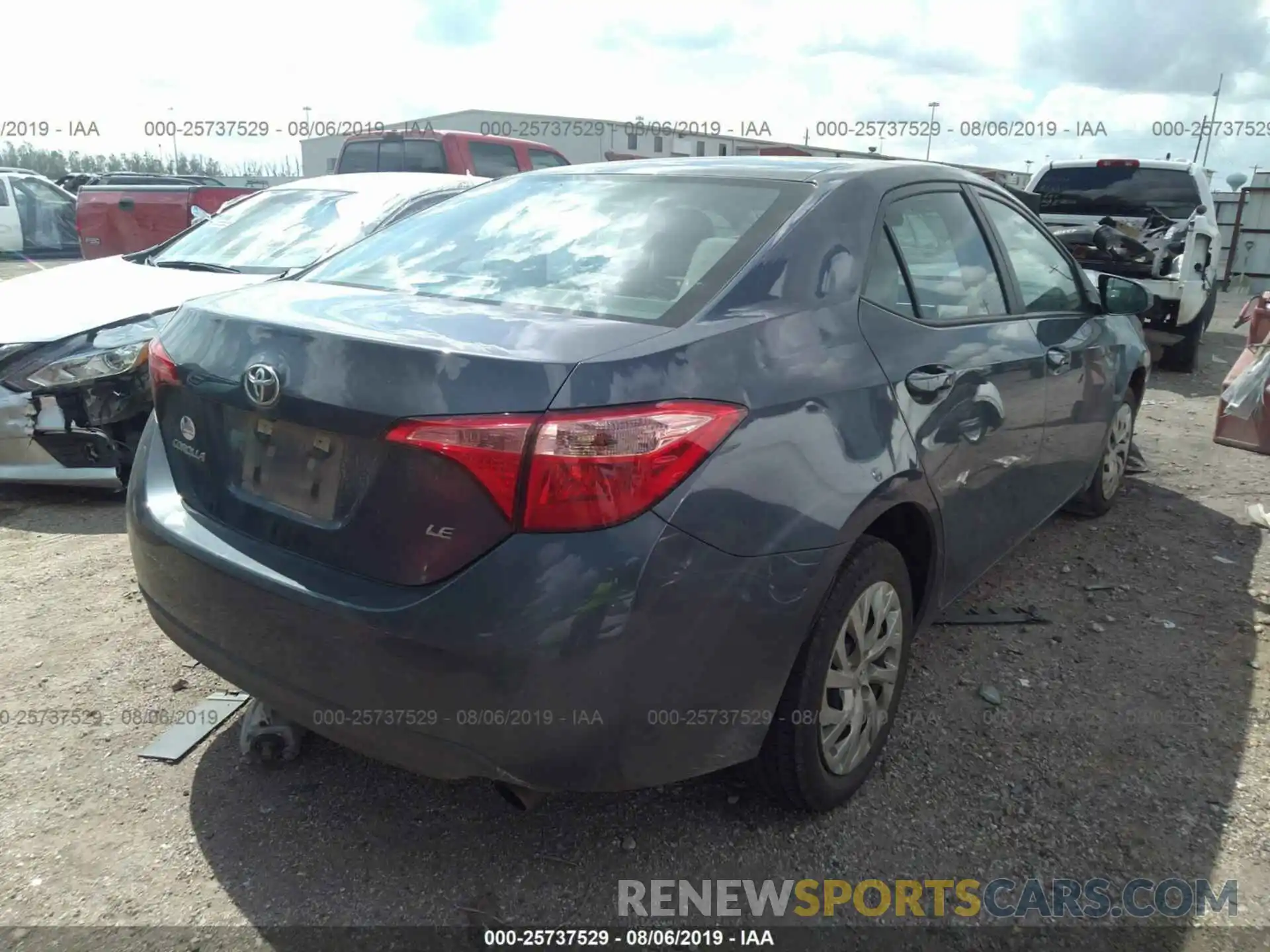 4 Photograph of a damaged car 5YFBURHE6KP915963 TOYOTA COROLLA 2019