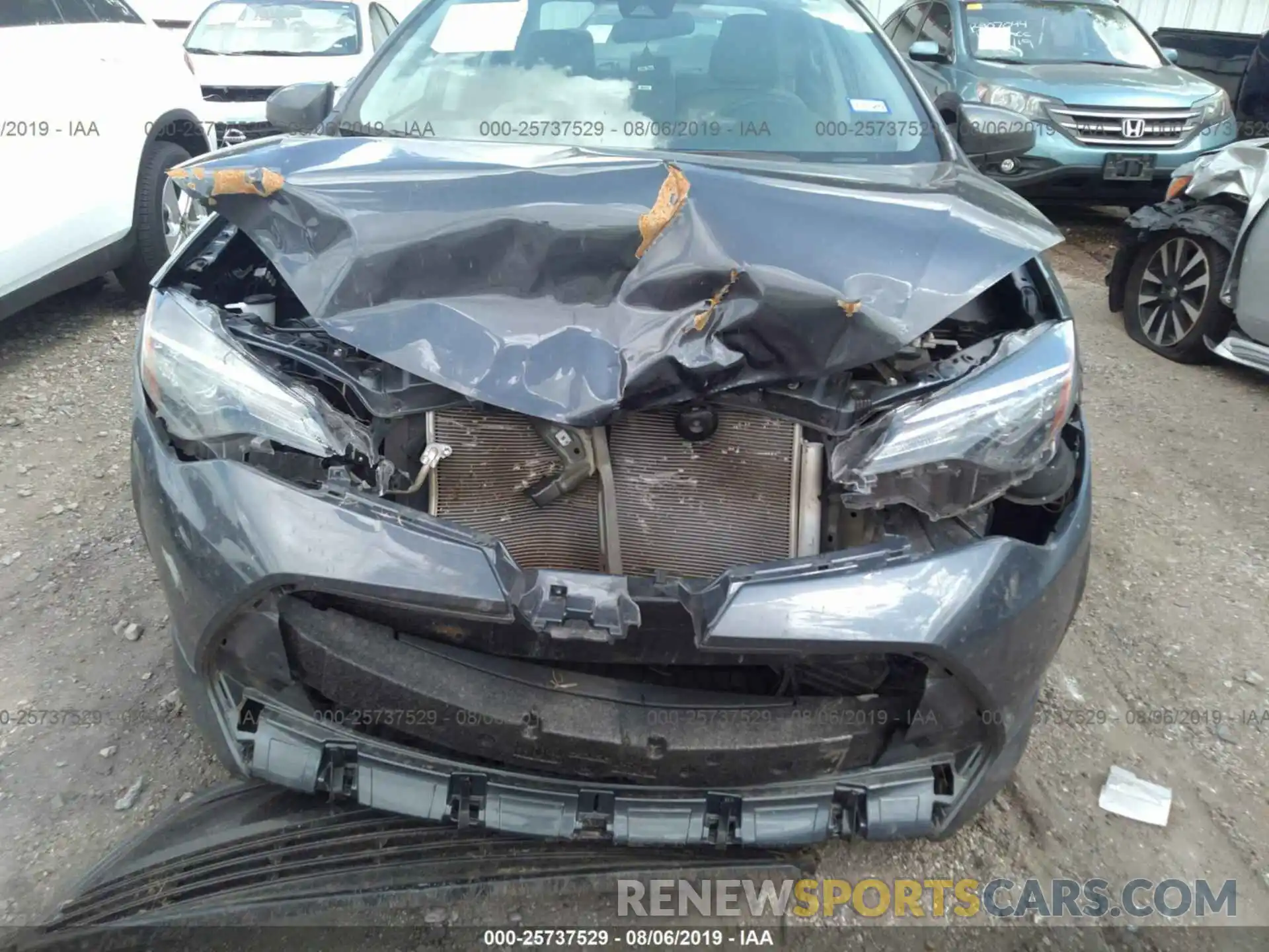 6 Photograph of a damaged car 5YFBURHE6KP915963 TOYOTA COROLLA 2019
