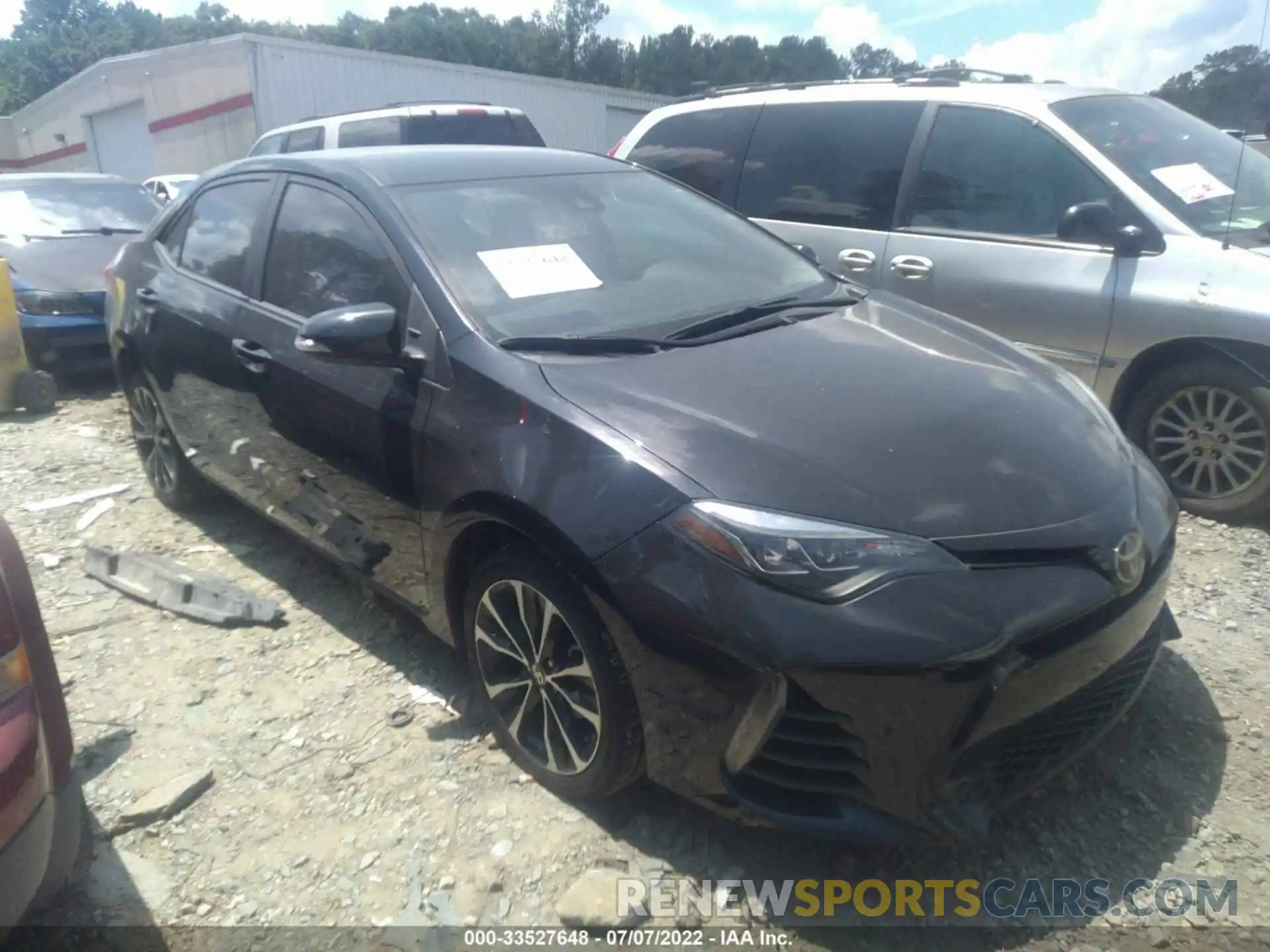 1 Photograph of a damaged car 5YFBURHE6KP916479 TOYOTA COROLLA 2019