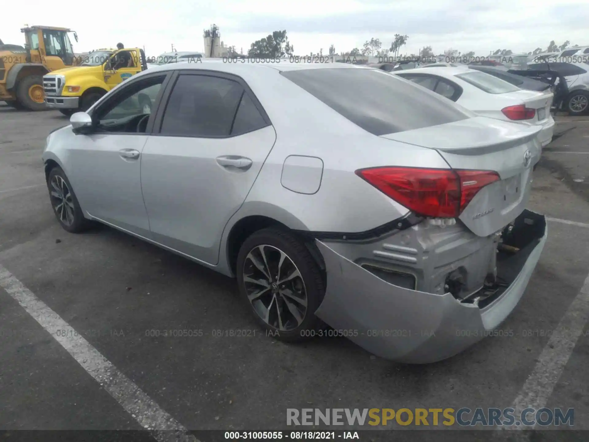 3 Photograph of a damaged car 5YFBURHE6KP916496 TOYOTA COROLLA 2019