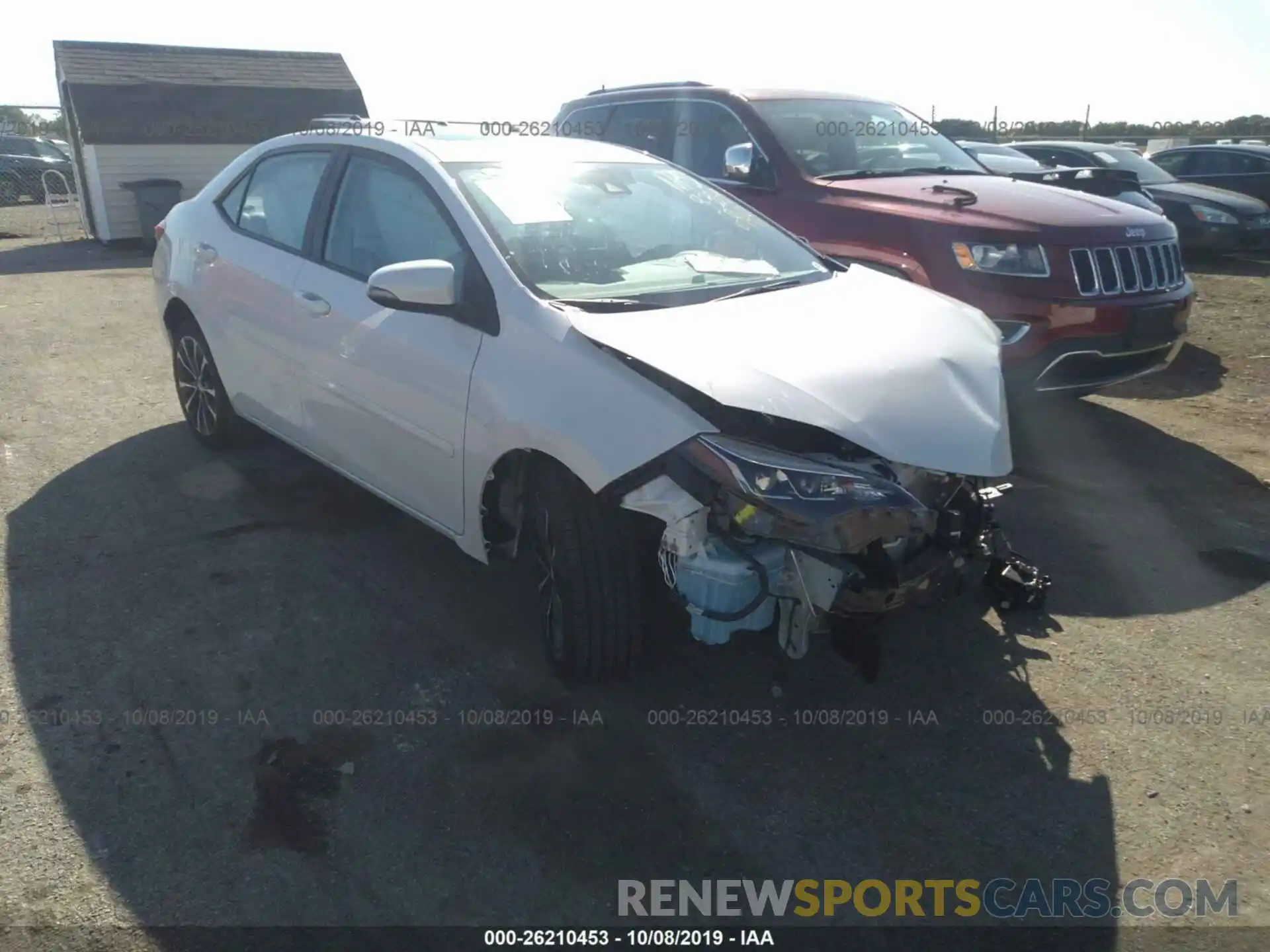 1 Photograph of a damaged car 5YFBURHE6KP916949 TOYOTA COROLLA 2019