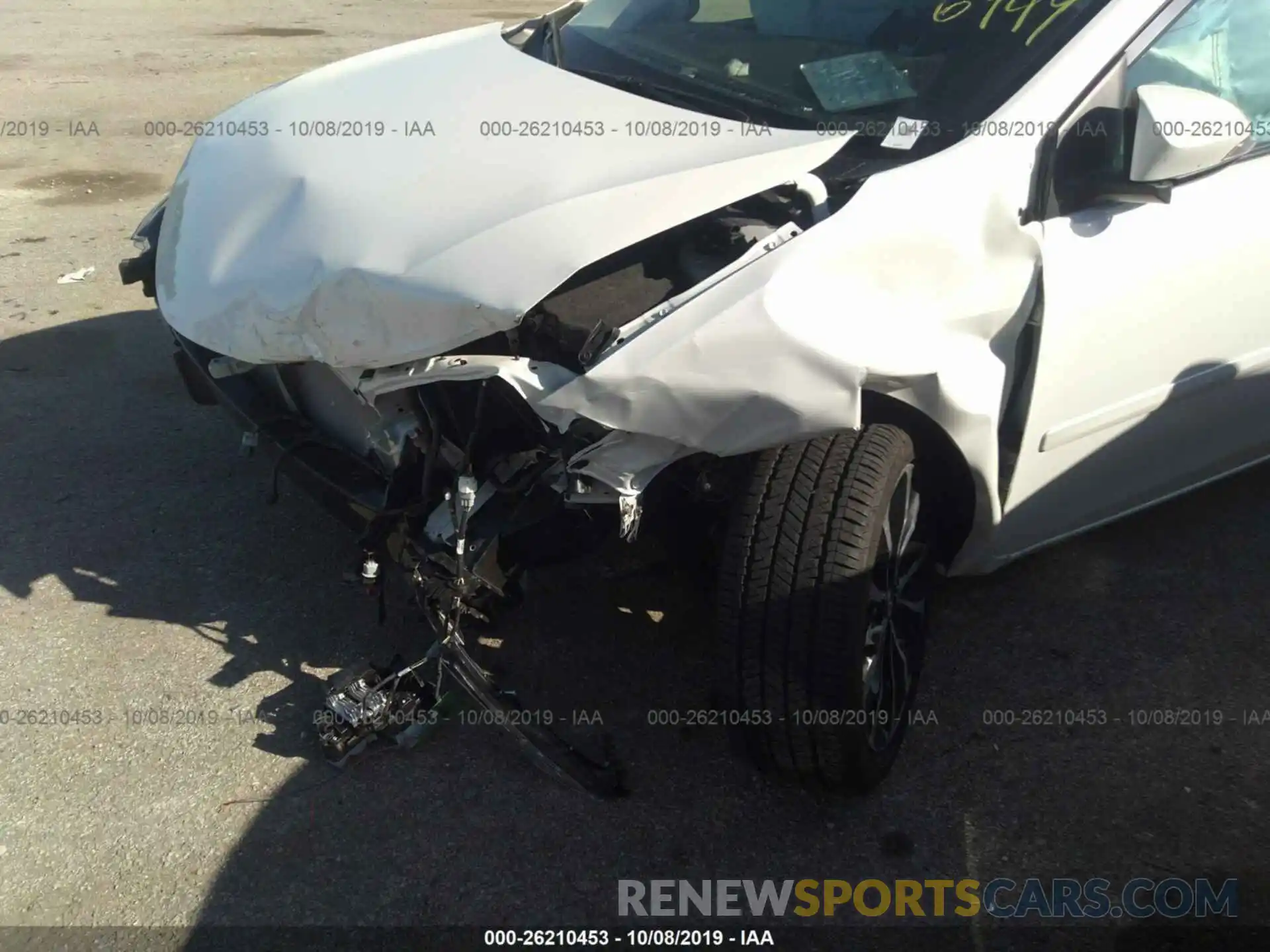 6 Photograph of a damaged car 5YFBURHE6KP916949 TOYOTA COROLLA 2019