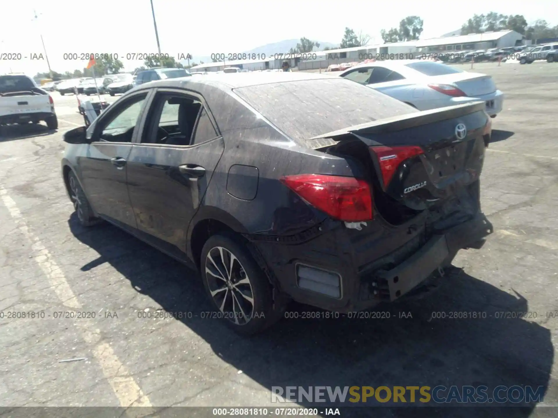 3 Photograph of a damaged car 5YFBURHE6KP917020 TOYOTA COROLLA 2019