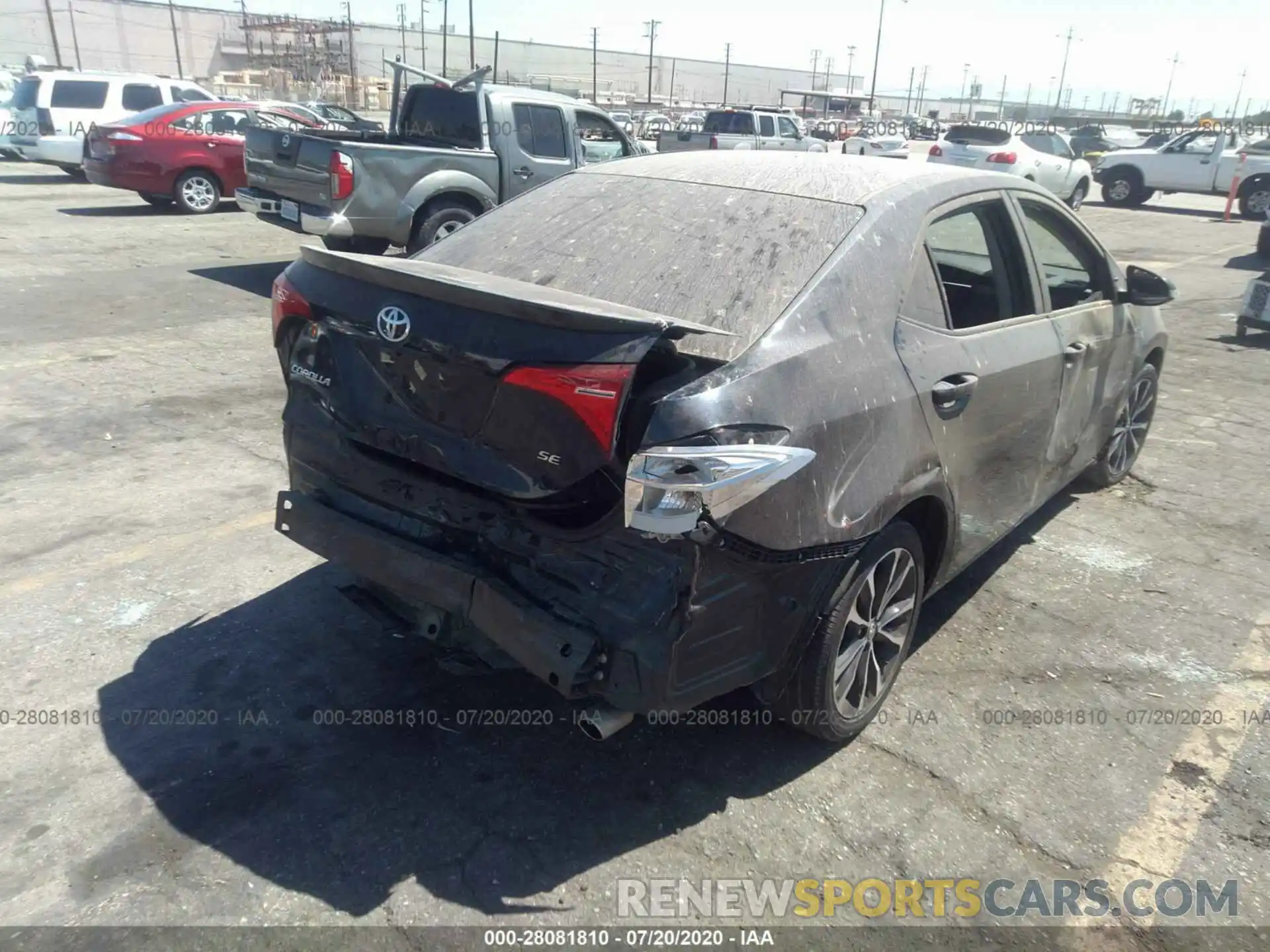 4 Photograph of a damaged car 5YFBURHE6KP917020 TOYOTA COROLLA 2019