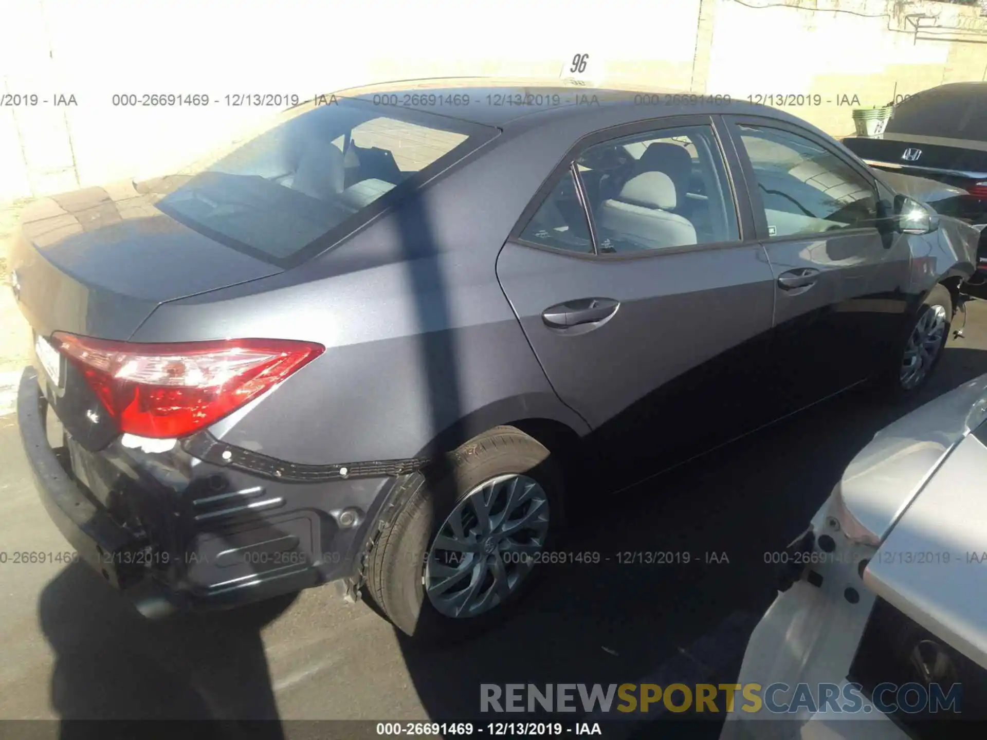 4 Photograph of a damaged car 5YFBURHE6KP917227 TOYOTA COROLLA 2019