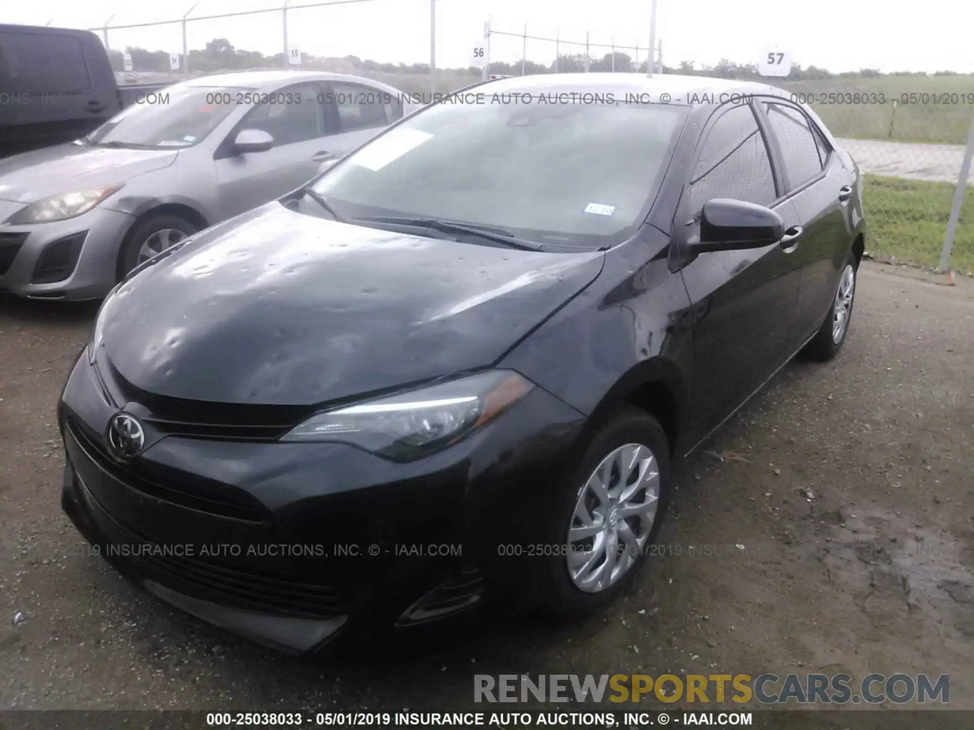 2 Photograph of a damaged car 5YFBURHE6KP917339 TOYOTA COROLLA 2019