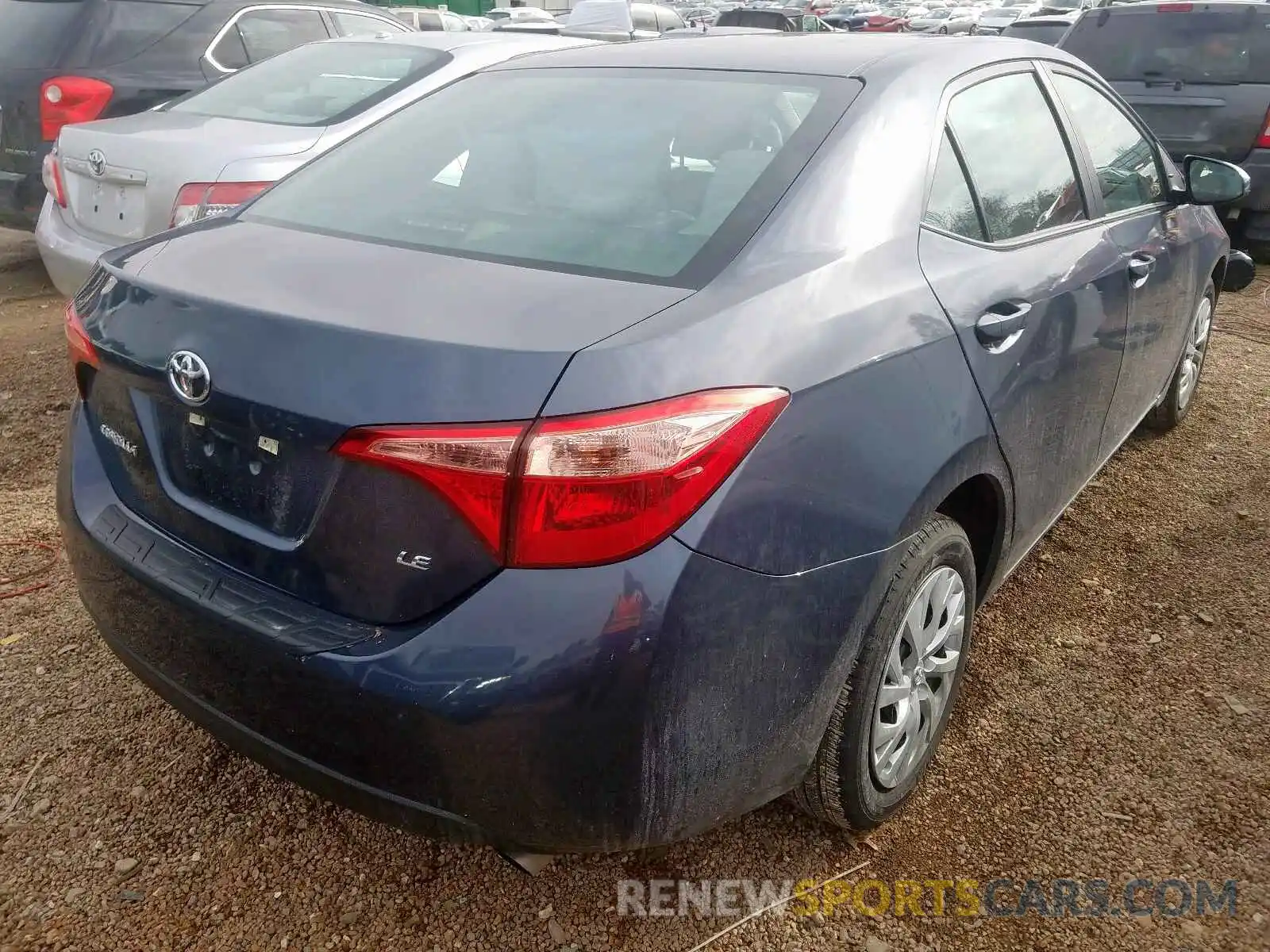 4 Photograph of a damaged car 5YFBURHE6KP917664 TOYOTA COROLLA 2019