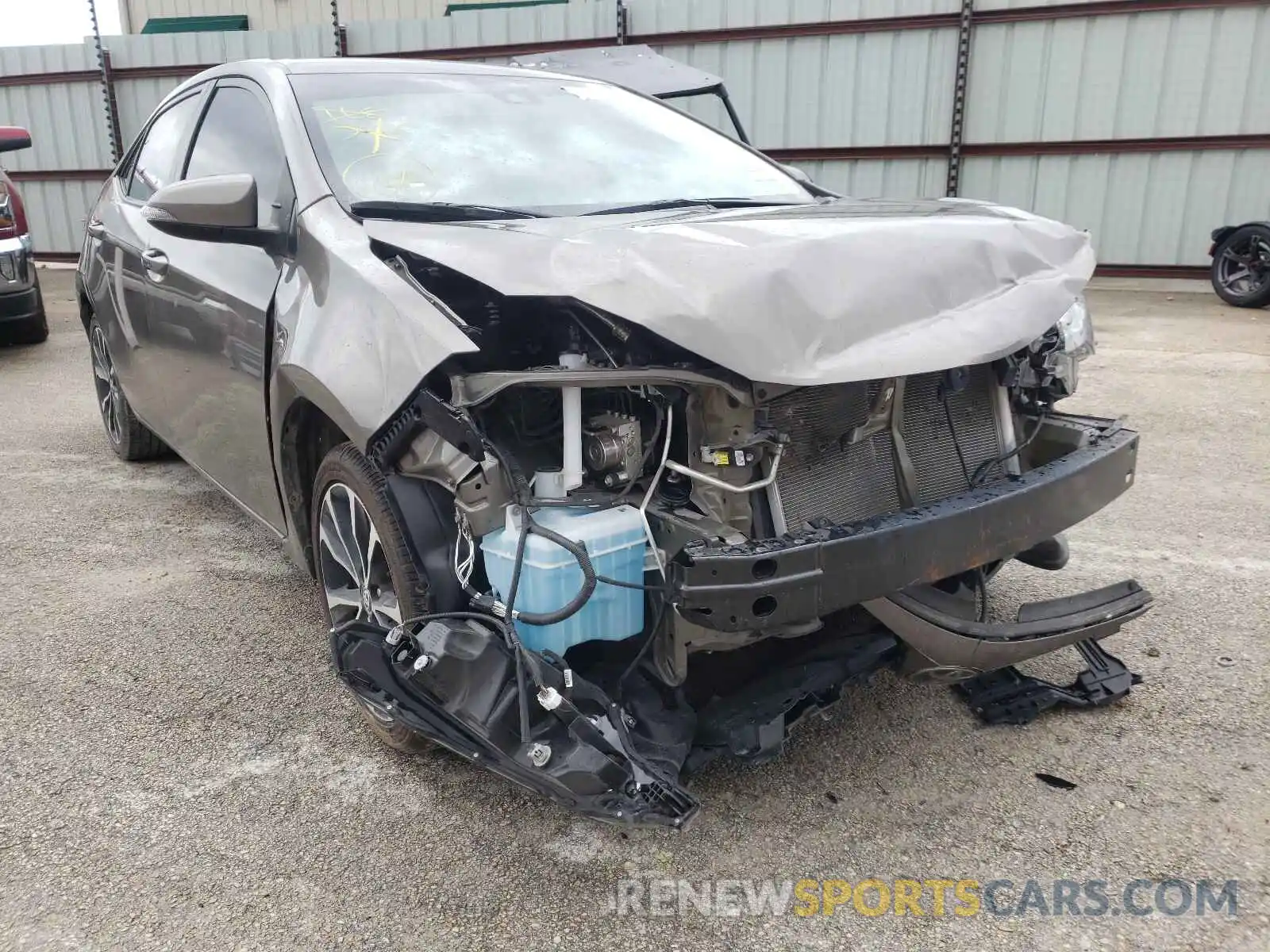 1 Photograph of a damaged car 5YFBURHE6KP917776 TOYOTA COROLLA 2019