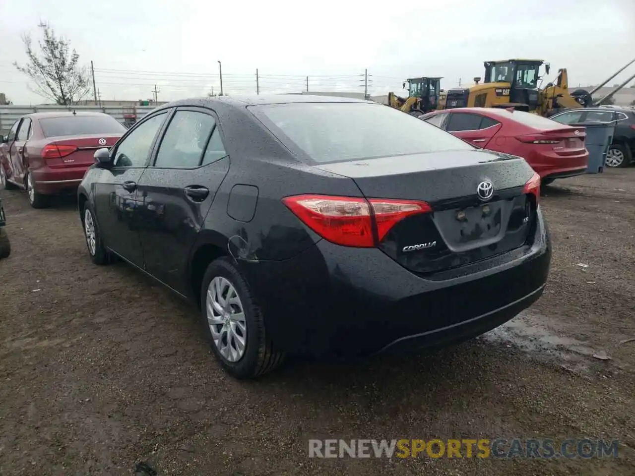 3 Photograph of a damaged car 5YFBURHE6KP918961 TOYOTA COROLLA 2019