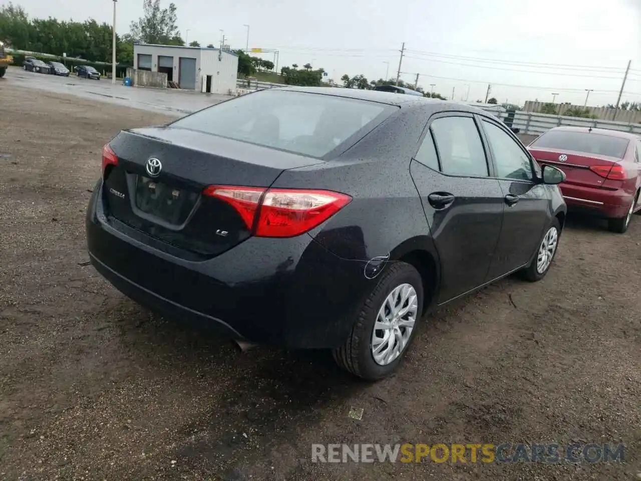 4 Photograph of a damaged car 5YFBURHE6KP918961 TOYOTA COROLLA 2019